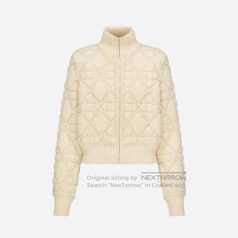 Dior Dior Women's Knit Cardigan in Cream . Size L / US 10 / IT 46 - 6 Thumbnail