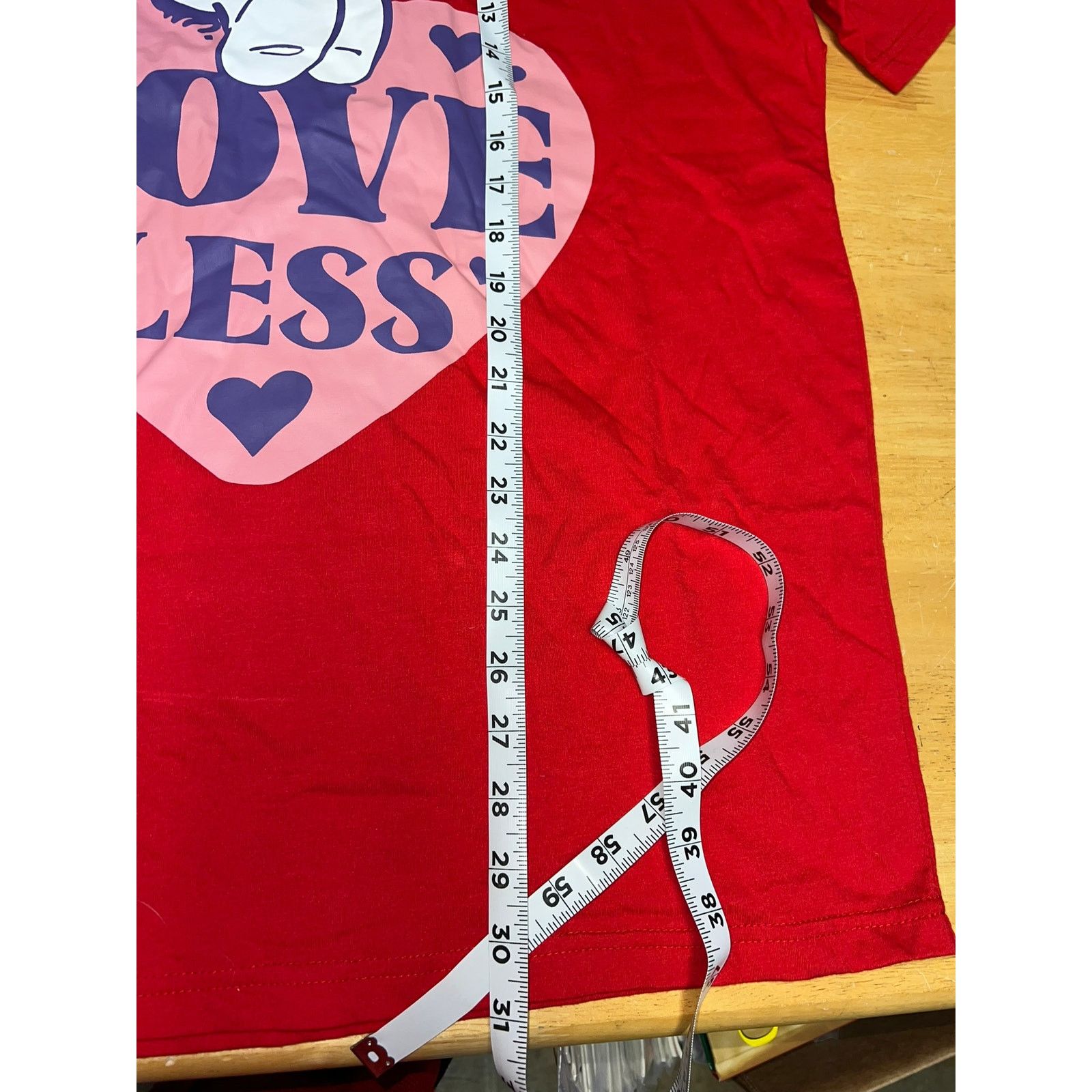 Vintage The Smurfs Shirt Loveless Love Less Red Graphic Tee XL Size US XL / EU 56 / 4 - 7 Thumbnail