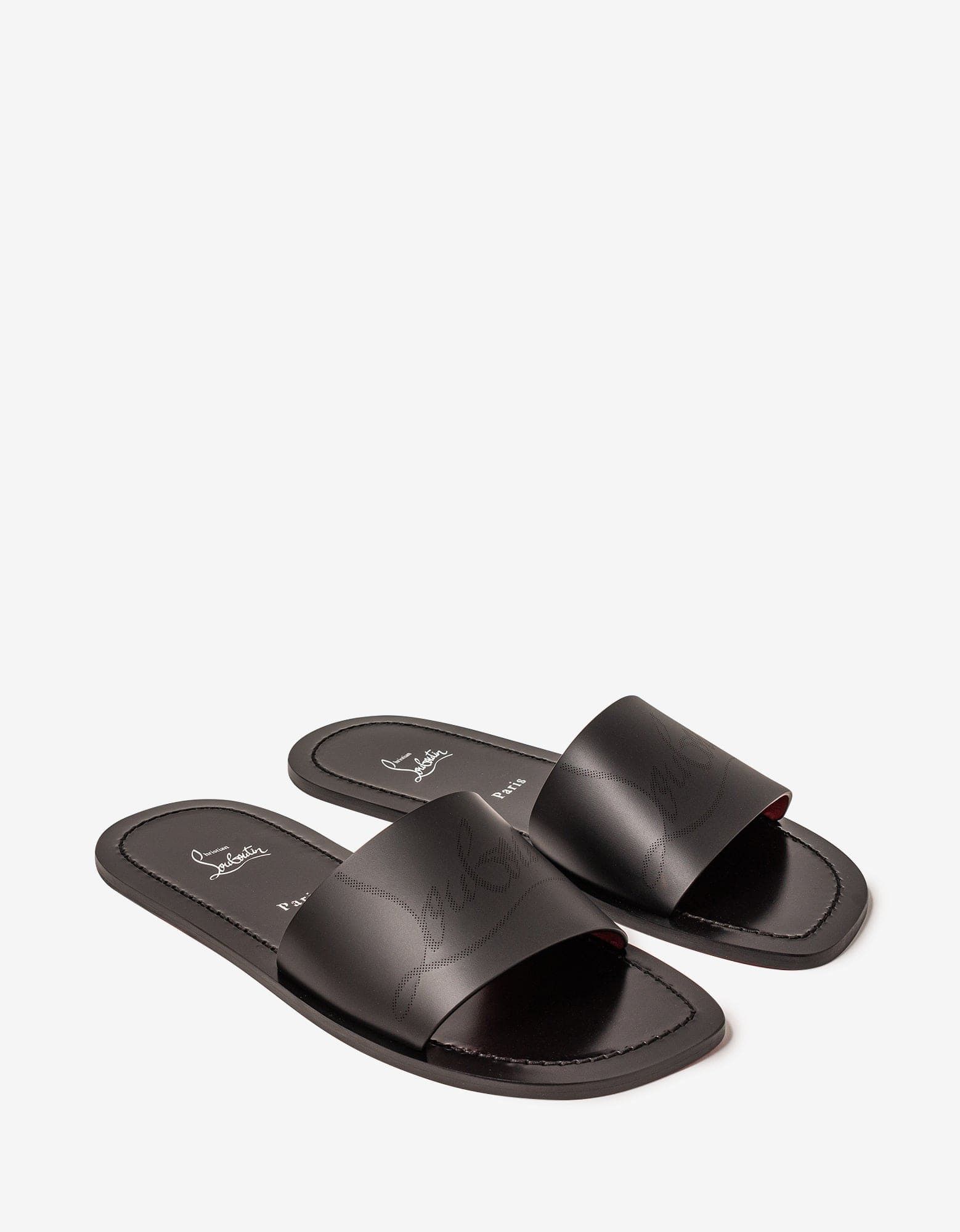 Christian Louboutin Christian Louboutin Black Surf Sandals