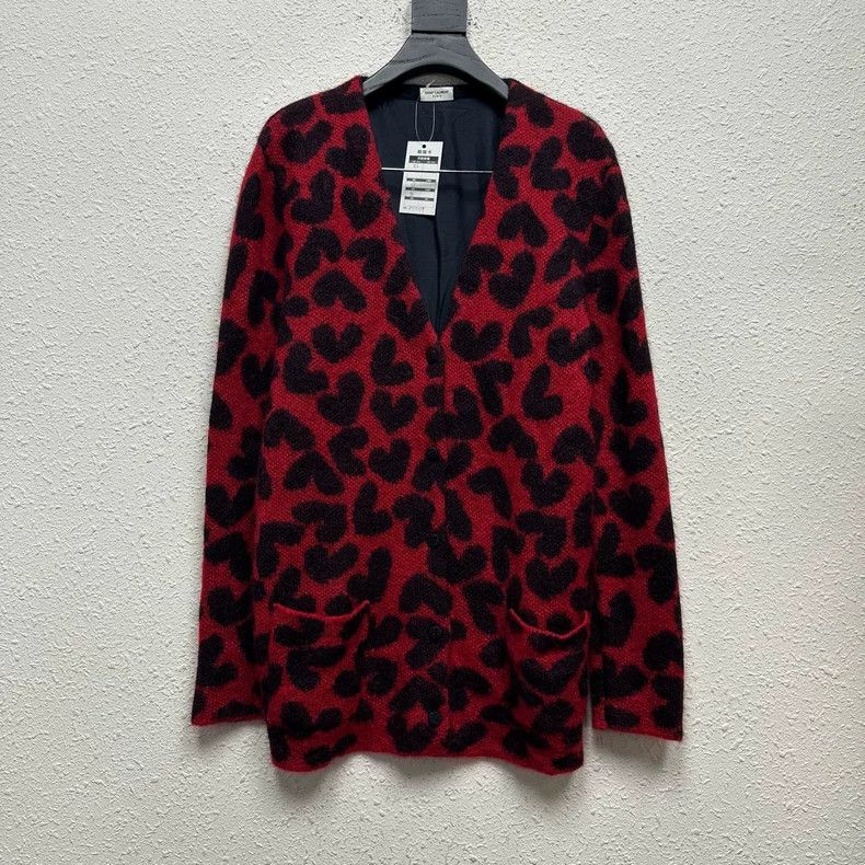 Yves Saint Laurent Saint Laurent Leopard Love Cardigan shirt 2501-Nextarrow Size US XL / EU 56 / 4 - 1 Thumbnail