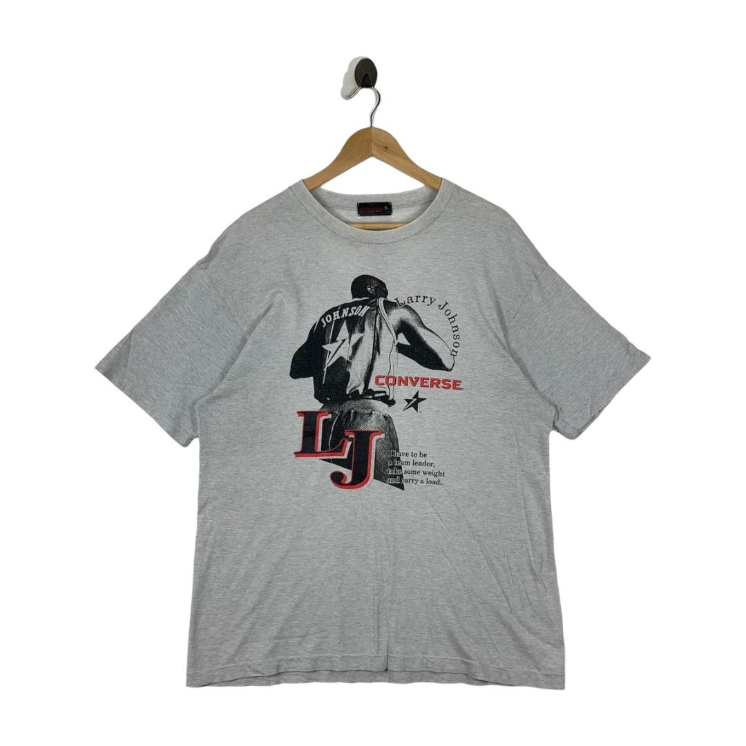 Converse Vintage 90s Converse Larry Johnson LJ Tee Size US L / EU 52-54 / 3 - 1 Thumbnail