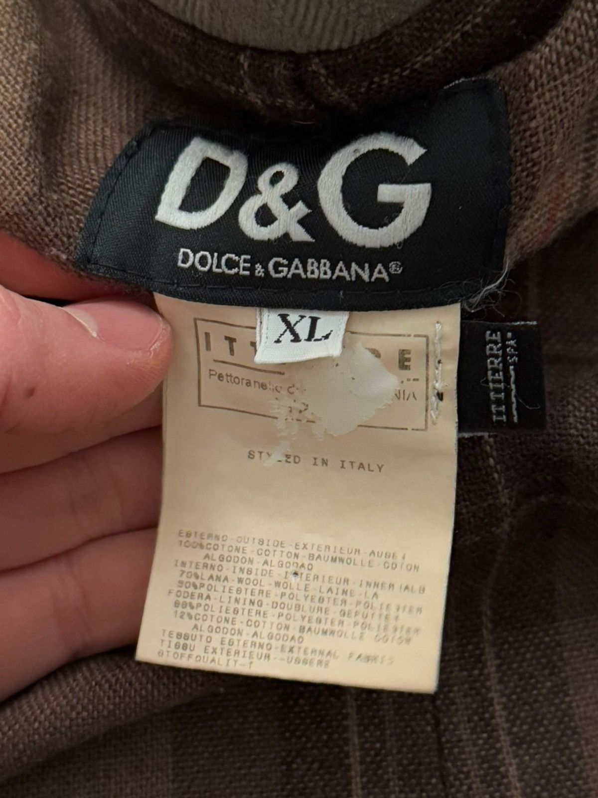 Dolce & Gabbana 2003 Military Zip Off Hunting Jacket Size US XL / EU 56 / 4 - 11 Thumbnail
