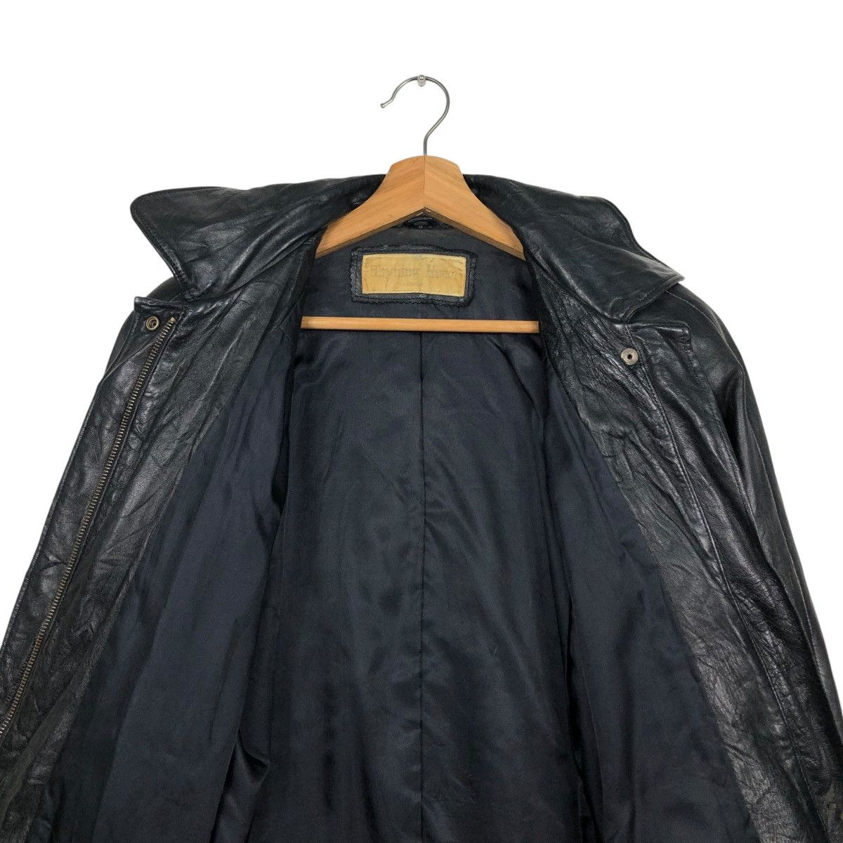 Japanese Brand 🔥VINTAGE BIKER LEATHER JACKET SHYNING HEART ISSEY MIYAKE Size US M / EU 48-50 / 2 - 16 Thumbnail