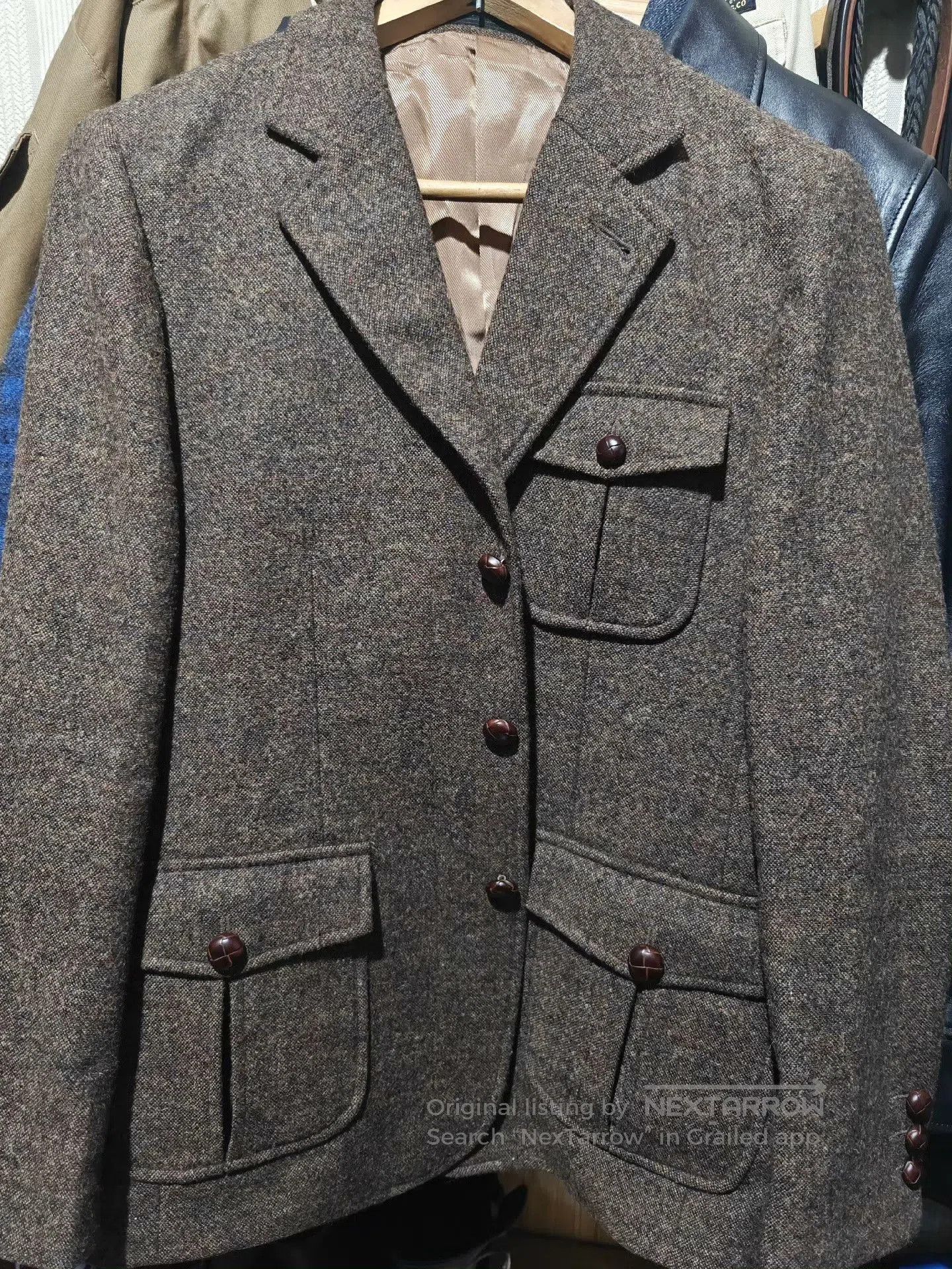 RRL Ralph Lauren American Retro Tweed Hunting Wool Blazer. Size US M / EU 48-50 / 2 - 3 Thumbnail