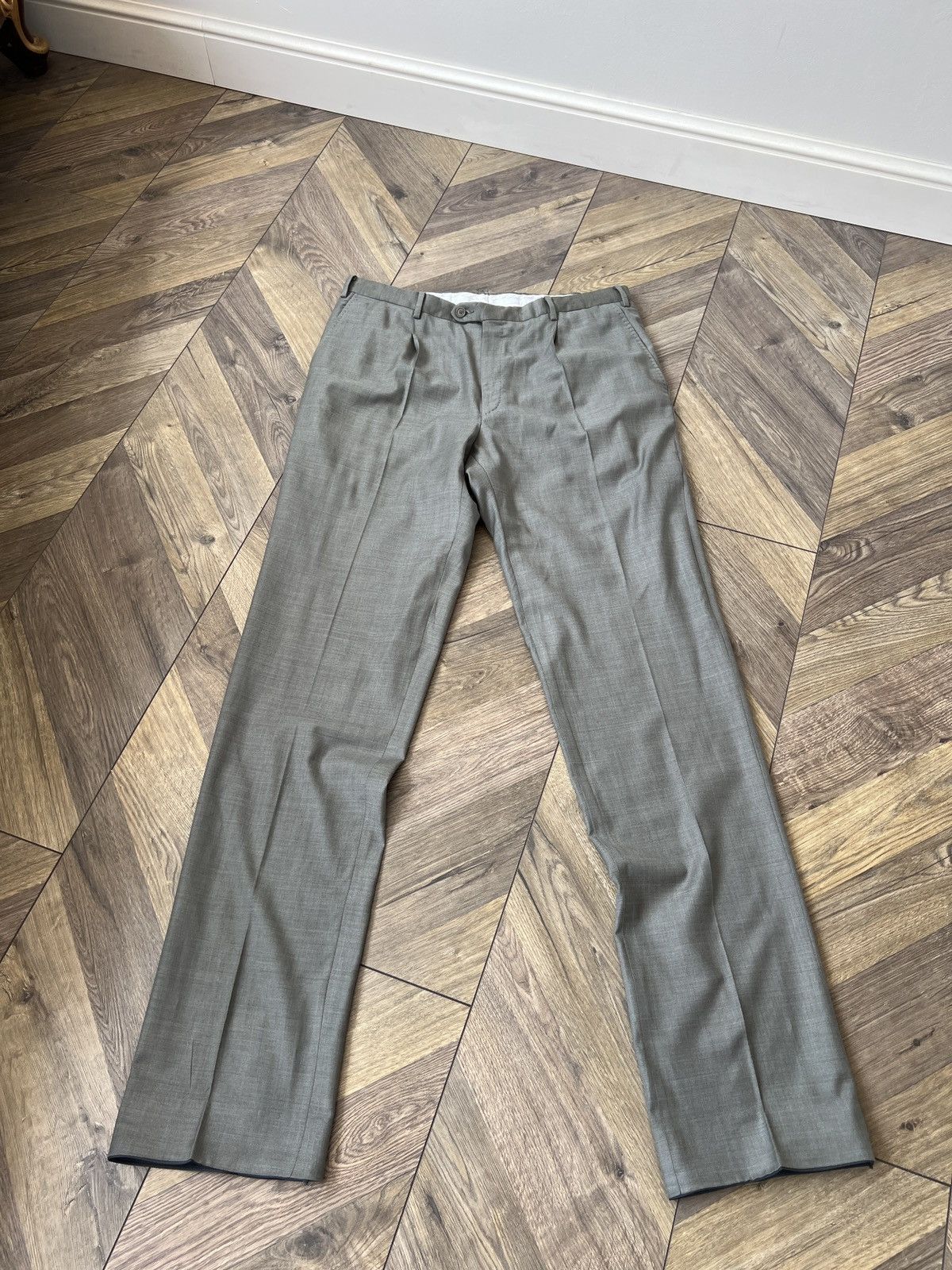 Pal Zileri Vintage Pal Zileri Classic Two Piece Gray Suit Size 54R - 17 Thumbnail