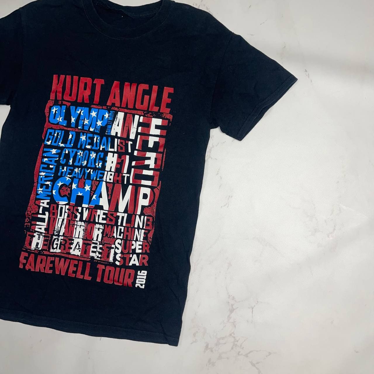 Vintage Kurt Angle Farewell Tour Impact Wrestling T Shirt size s Size US S / EU 44-46 / 1 - 3 Thumbnail