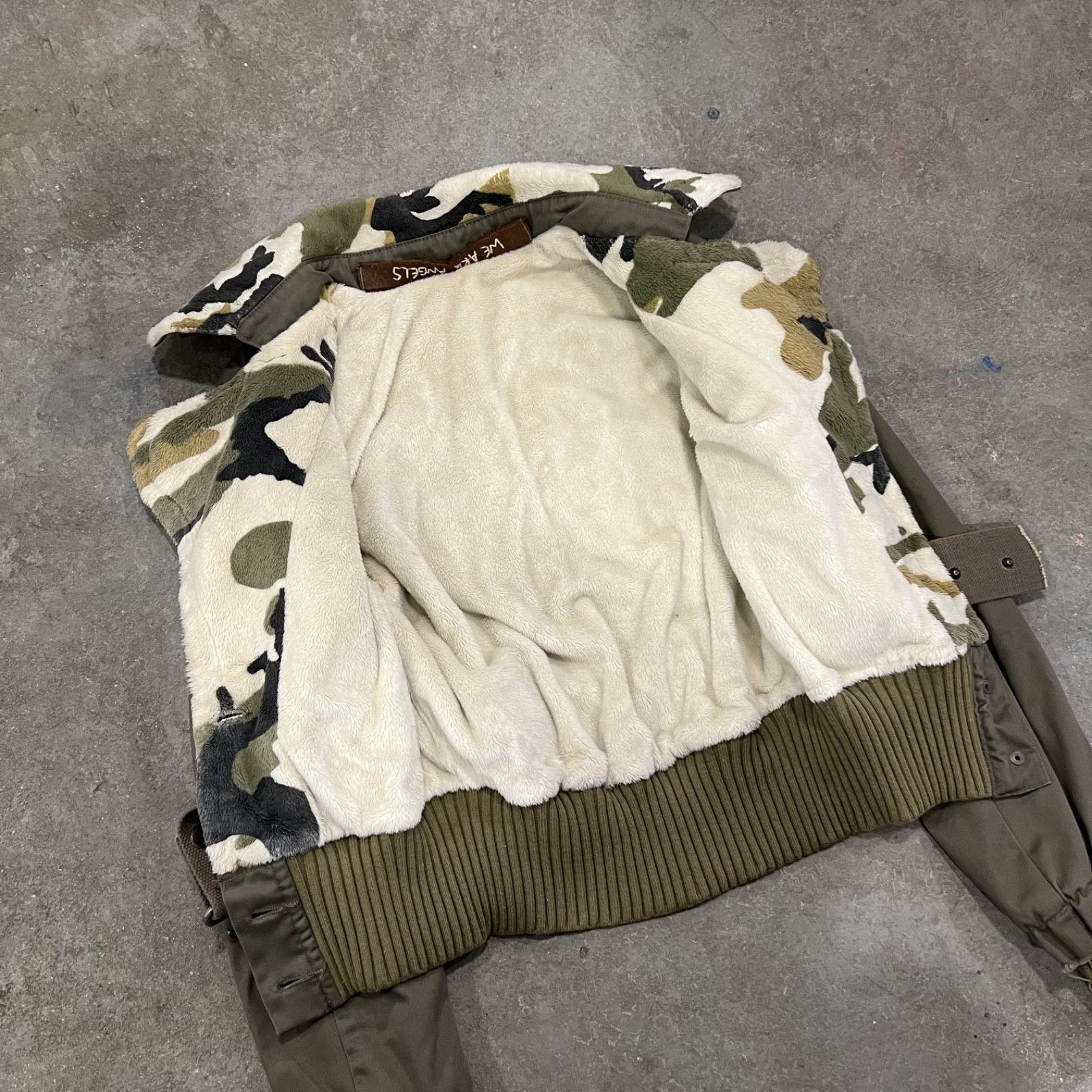 Vintage Y2K WE-R We Are Angels Cropped Army Jacket 9835AC Size XS / US 0-2 / IT 36-38 - 12 Thumbnail