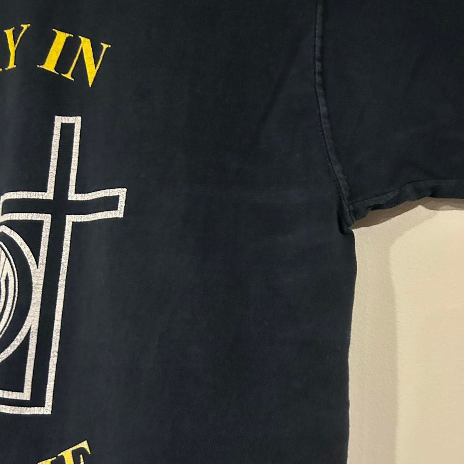 Fruit Of The Loom I Pray In Jesus Name Biker Shirt Size US L / EU 52-54 / 3 - 6 Thumbnail