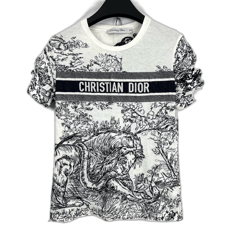 Dior Dior Jungle Animal Print Short Sleeve T-2505 Size XS / US 0-2 / IT 36-38 - 1 Thumbnail