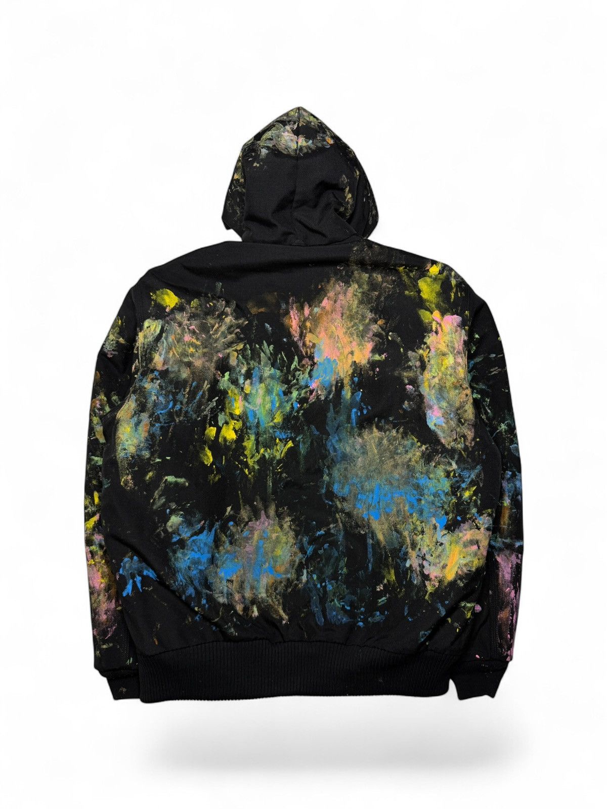 Carhartt Vintage Black JQC05 Carhartt Paint Splatter Jacket Size US XL / EU 56 / 4 - 8 Thumbnail