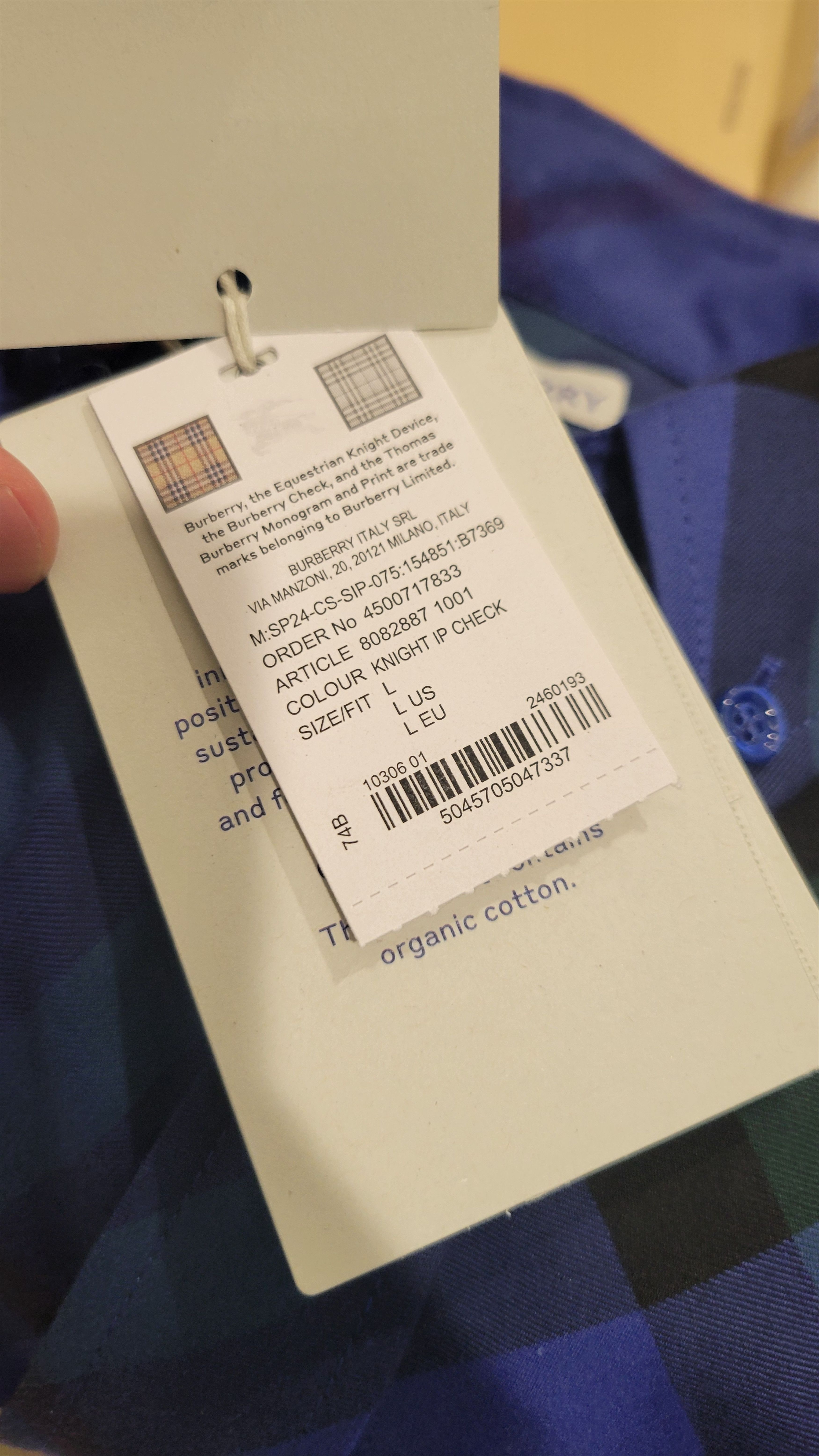 Burberry New burberry shirt oversized Size US L / EU 52-54 / 3 - 2 Thumbnail