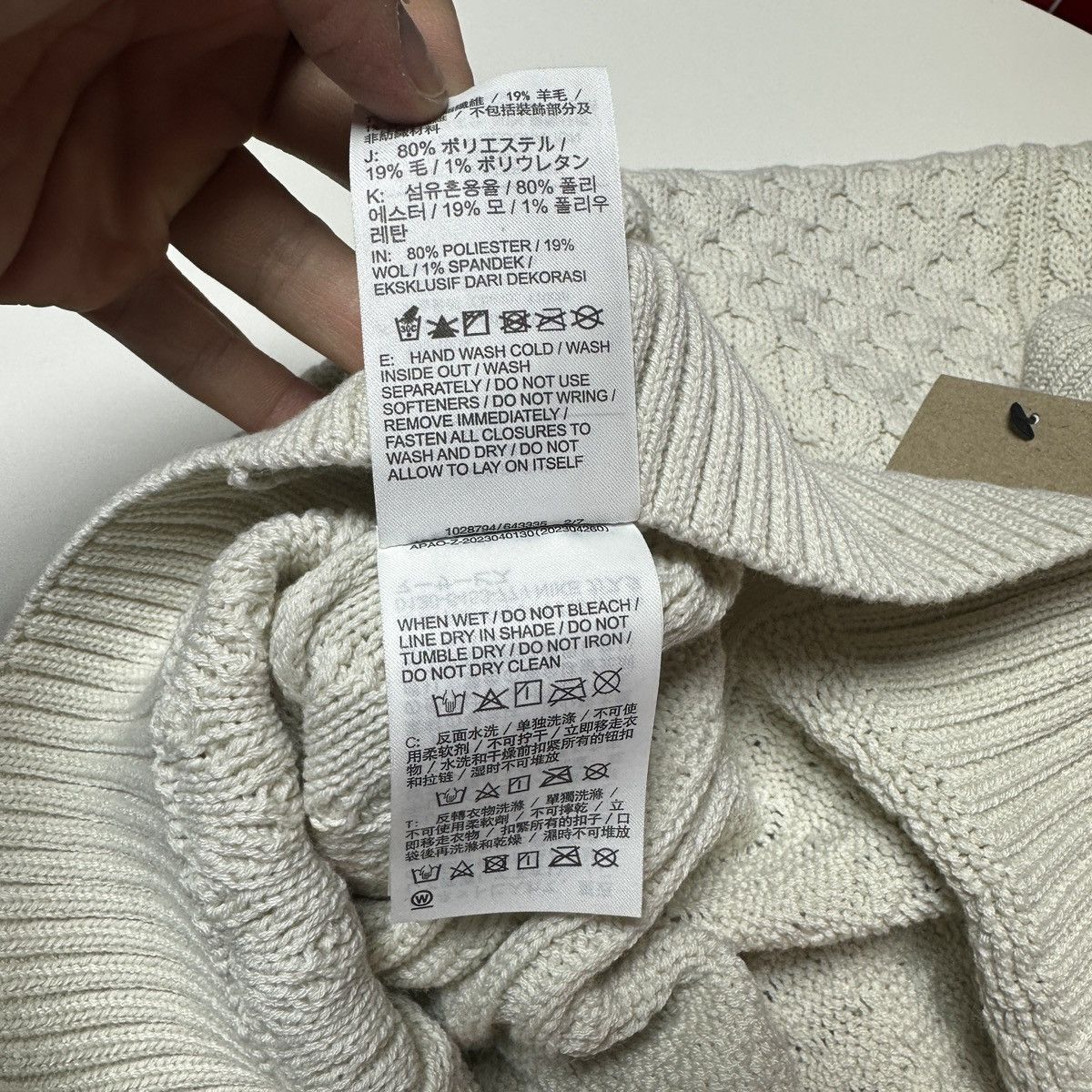 Nike NEW Nike Life Cable Knit Turtleneck Wool Sweater Light Bone Size US XXL / EU 58 / 5 - 13 Thumbnail