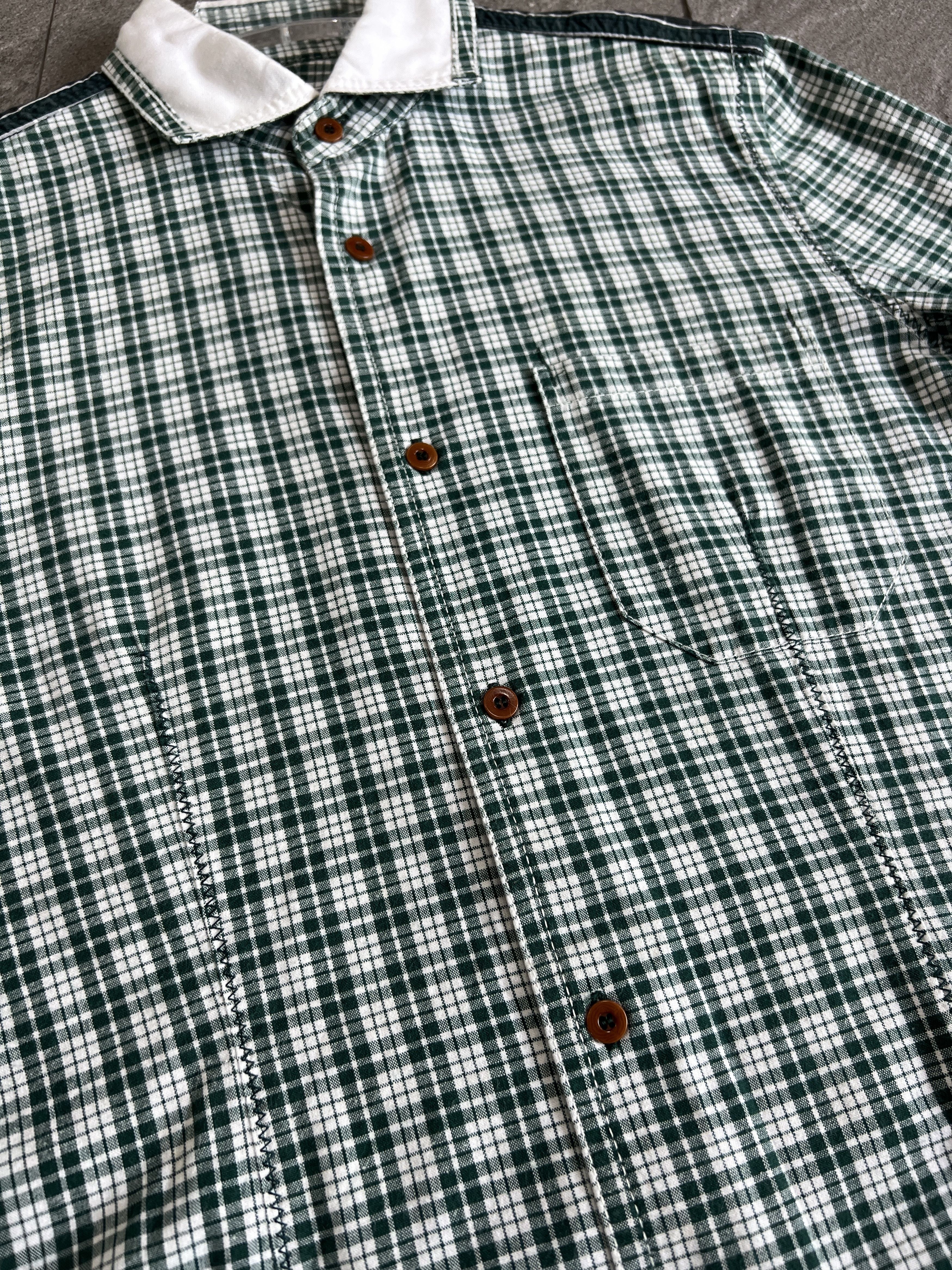 Junya Watanabe Junya Watanabe Comme des Garçons MAN gingham shirt Size US S / EU 44-46 / 1 - 3 Thumbnail