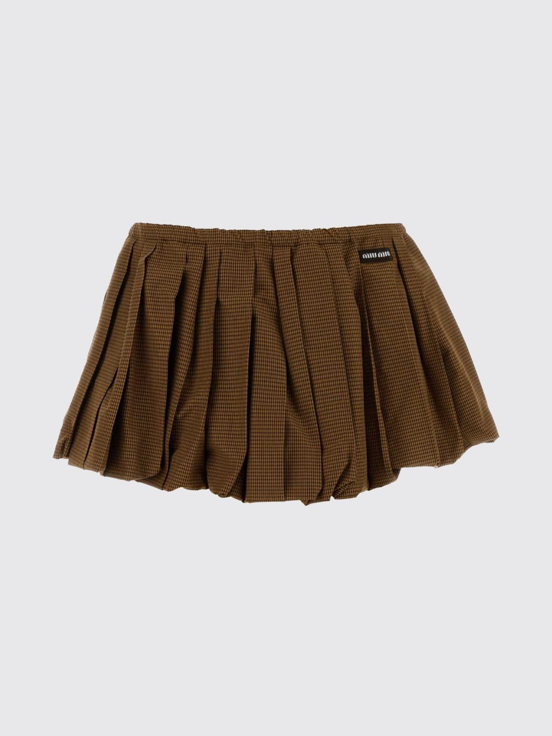 Miu Miu Skirt Woman Brown, Women's (Size 26)