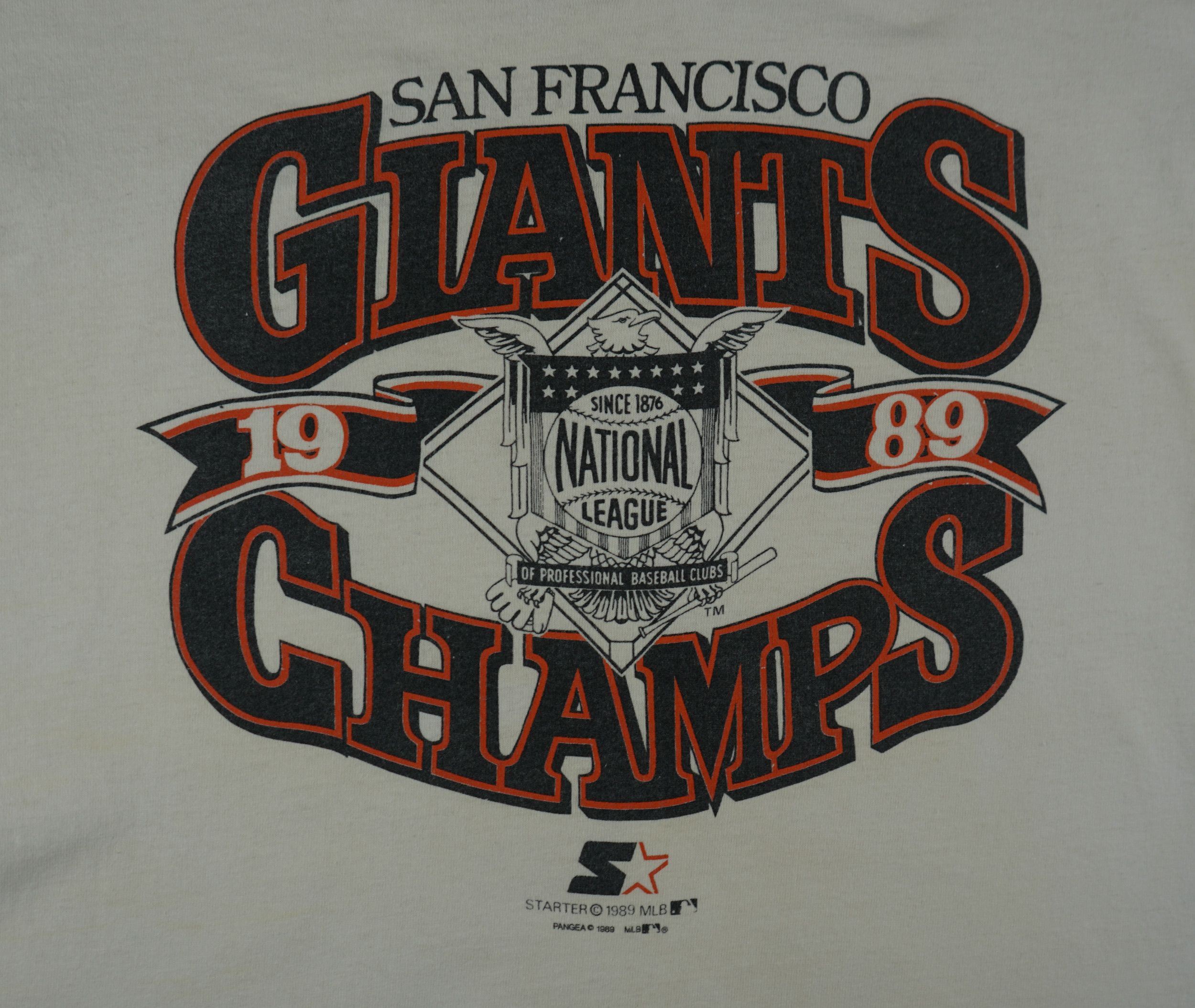 MLB × Vintage Vintage San Francisco Giants Champs 1989 T Shirt Size US M / EU 48-50 / 2 - 2 Thumbnail