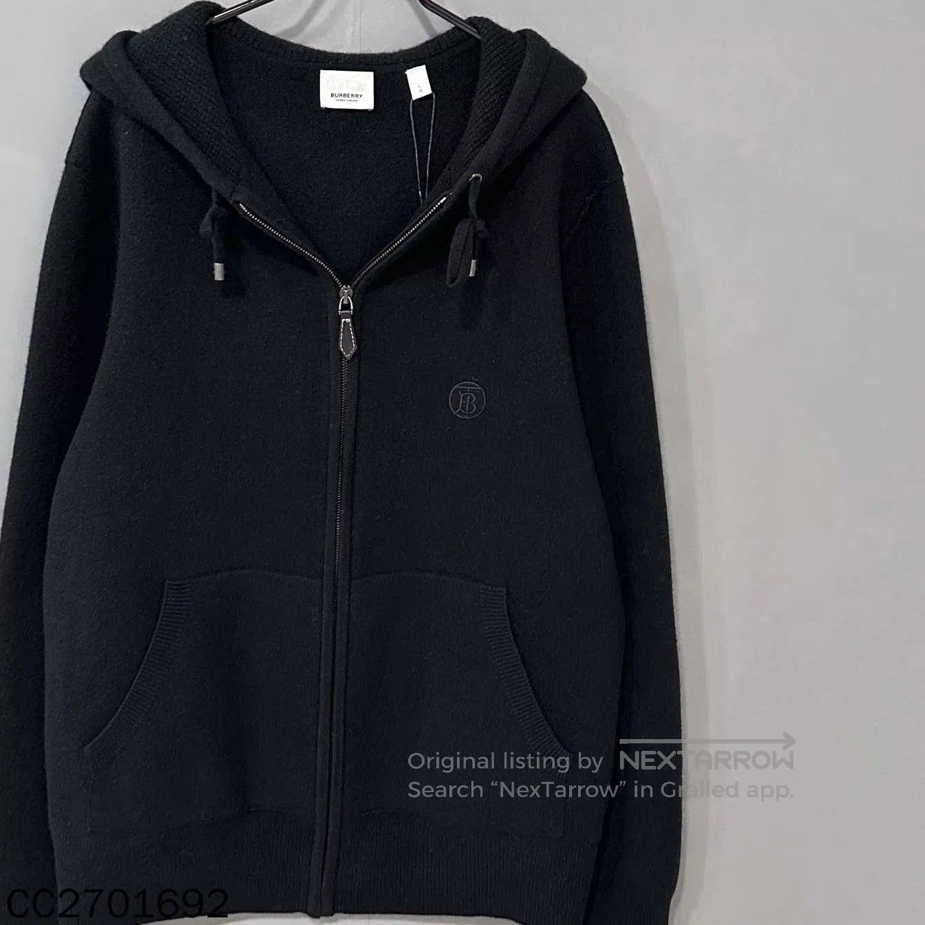 Burberry Black Zip. Size US L / EU 52-54 / 3 - 2 Thumbnail