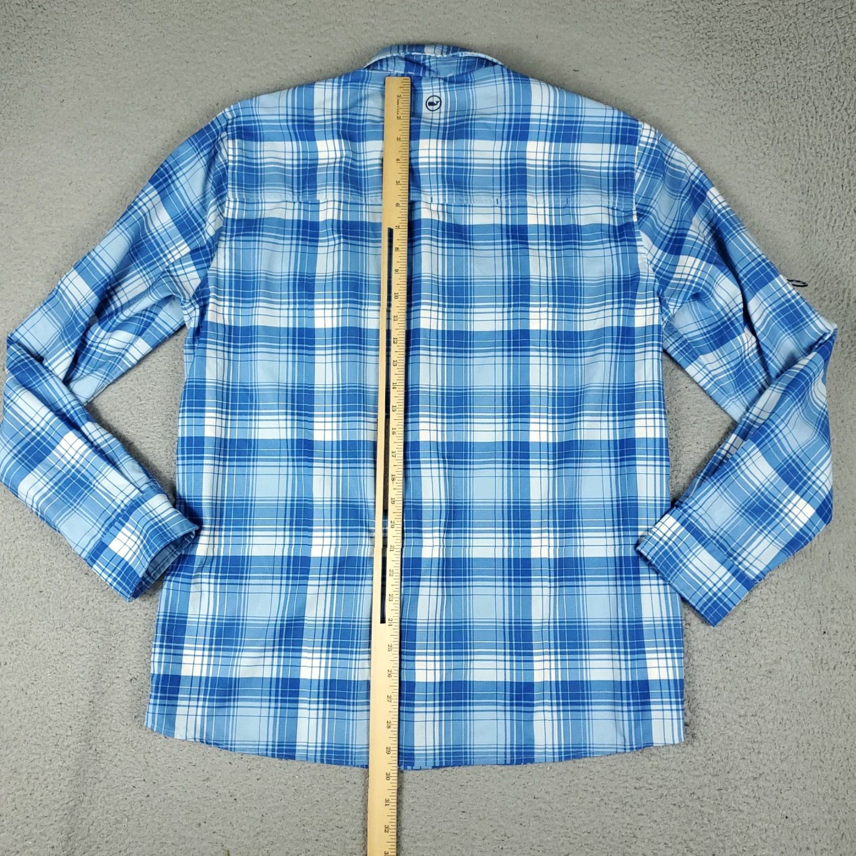 Vineyard Vines Vineyard Vines Shirt Mens M Blue Plaid Harbor Polyester Button Up Size US M / EU 48-50 / 2 - 4 Thumbnail