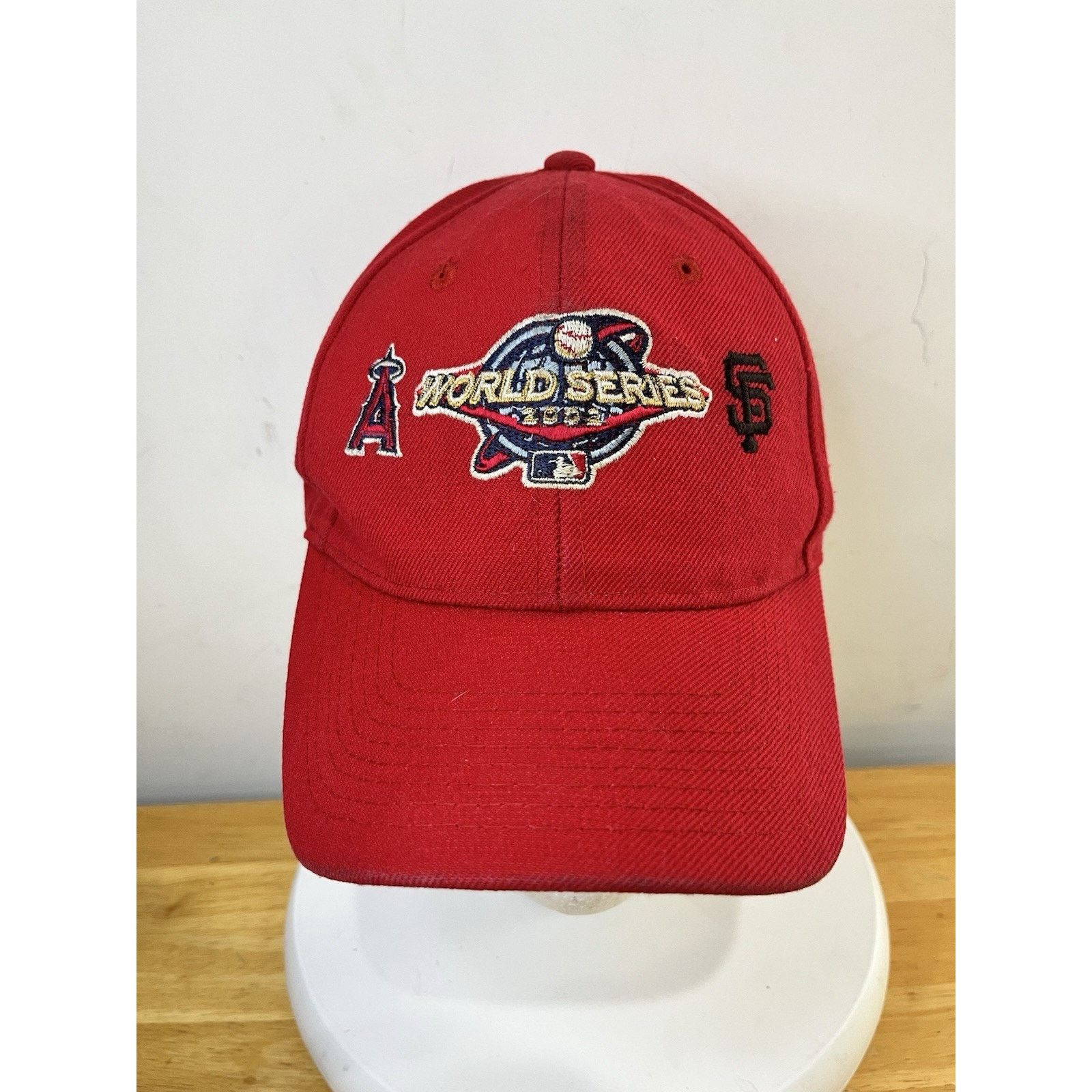 Other Red 2002 World Series Hat Anaheim Angels San Francisco Size ONE SIZE - 1 Thumbnail
