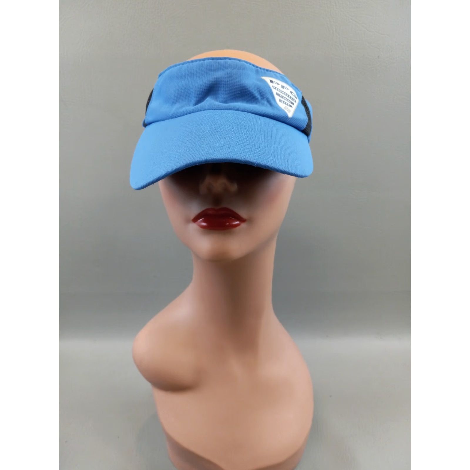 Vintage Columbia PFG Visor Cap Strap Back Adjustable Blue One Size Fishing Hat Mens Size ONE SIZE - 2 Thumbnail