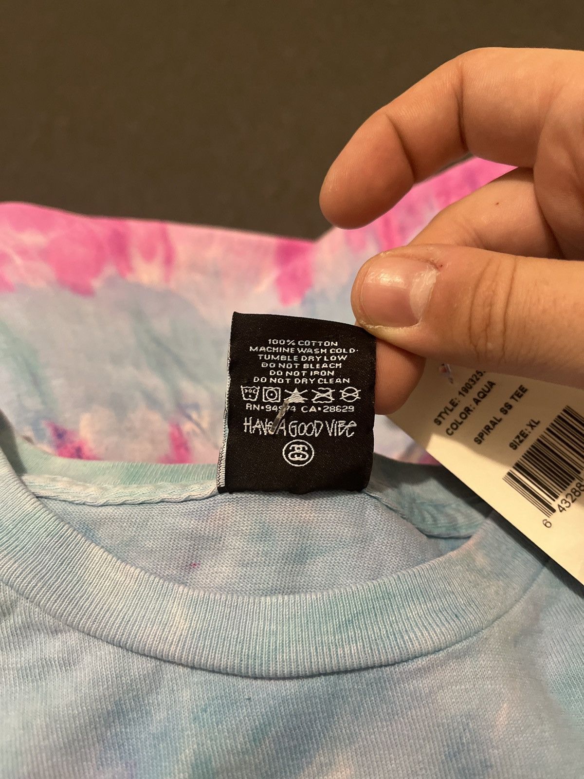 Stussy Stussy Spiral SS Tee Size US XL / EU 56 / 4 - 4 Thumbnail