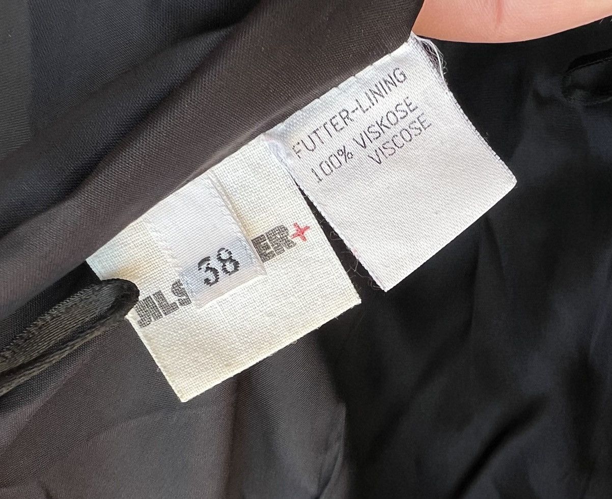 Jil Sander × Vintage Vintage Jil Sander + Black Wool Midi Skirt With Belt Size 26" / US 2 / IT 38 - 10 Thumbnail