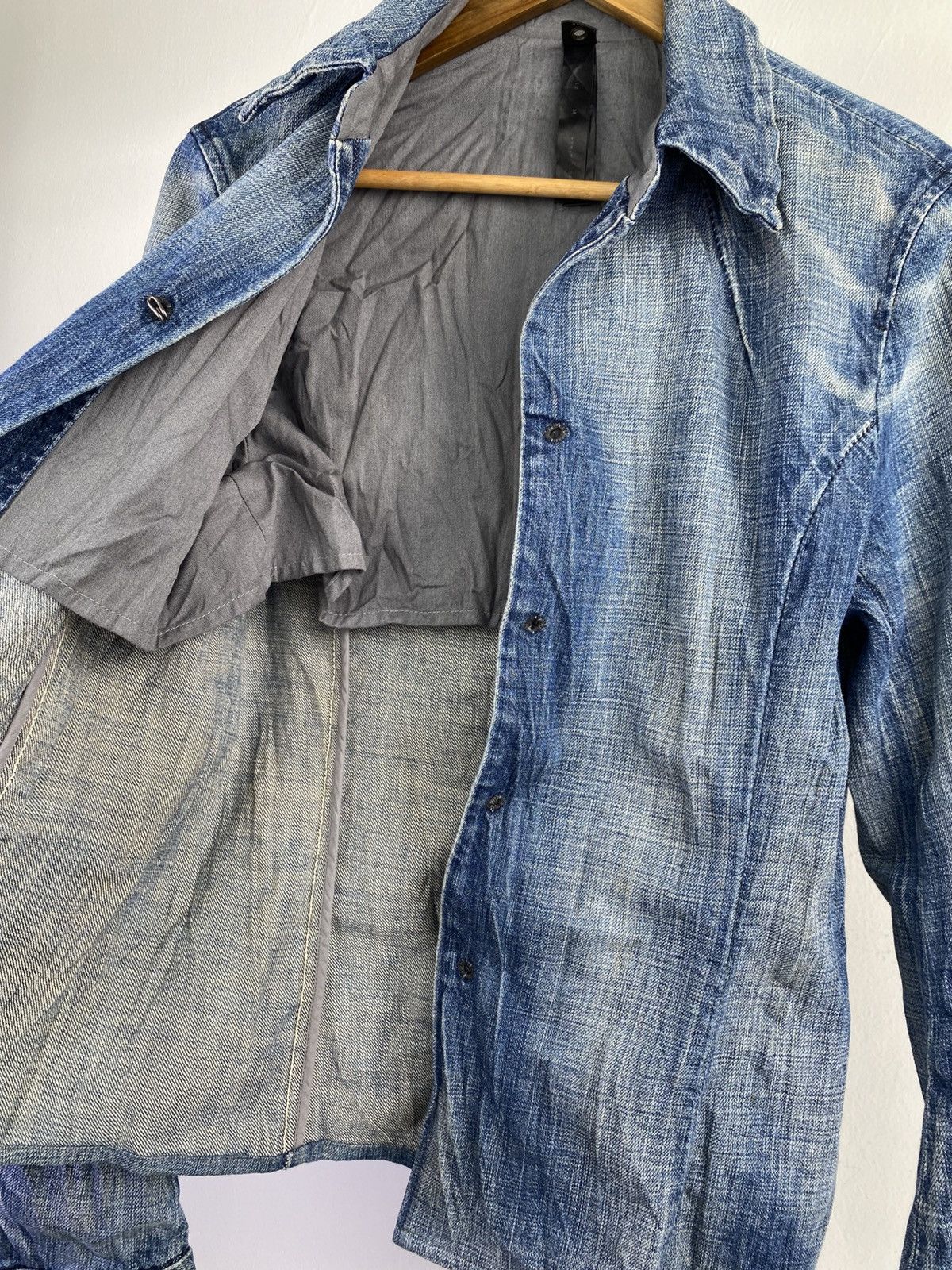wjk Wjk Washed Denim Hook Jacket Japan Size US M / EU 48-50 / 2 - 13 Thumbnail