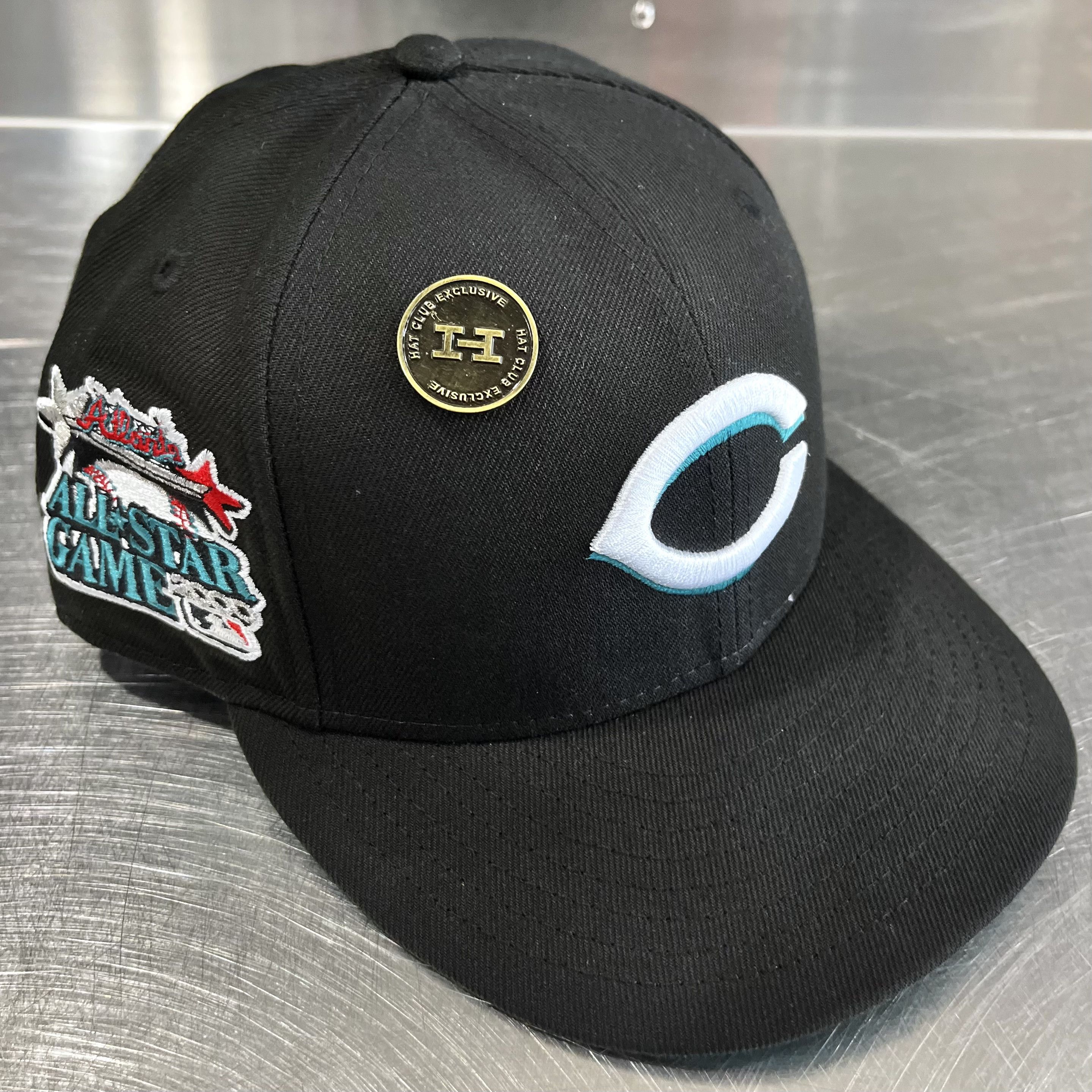 Hat Club × MyFitteds × New Era Cincinnati Reds Emerald Bay ASG 2000 Patch Hat Club 7 1/4 Size ONE SIZE - 1 Thumbnail