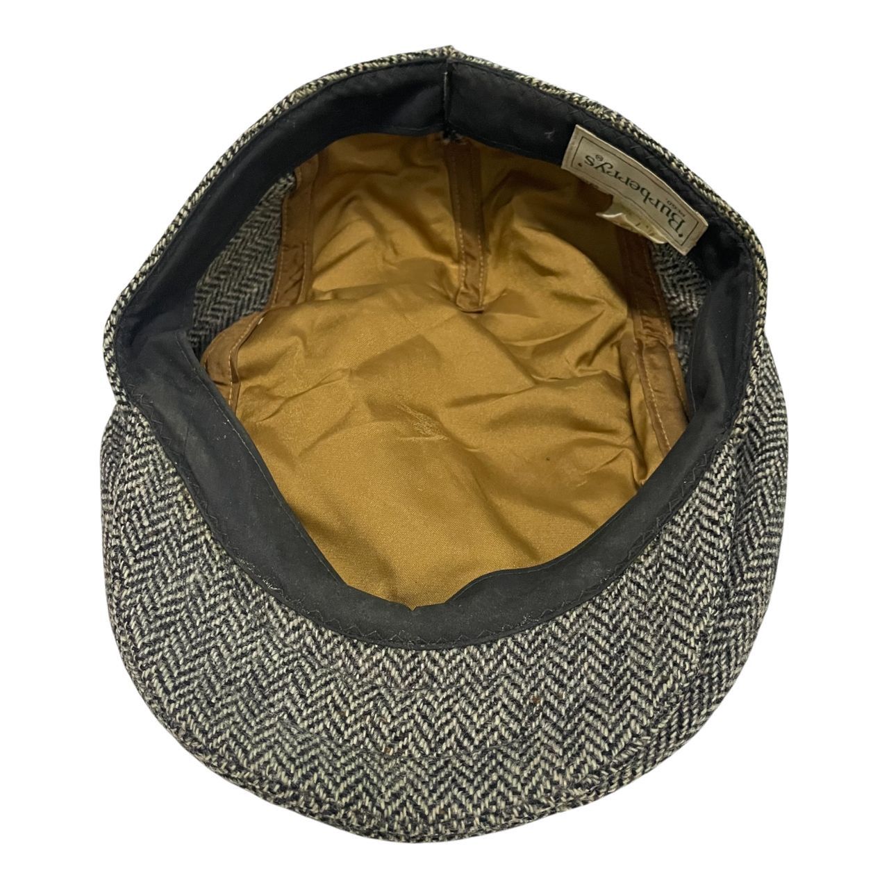Burberry intage Burberrys Wool Herringbone Newsboy Cap – Size L Size ONE SIZE - 6 Thumbnail