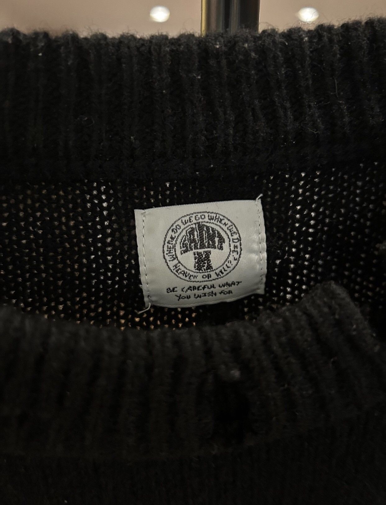 Saint Michael Saint Michael 22AW wool damaged knitted sweater2412- Size US L / EU 52-54 / 3 - 3 Thumbnail