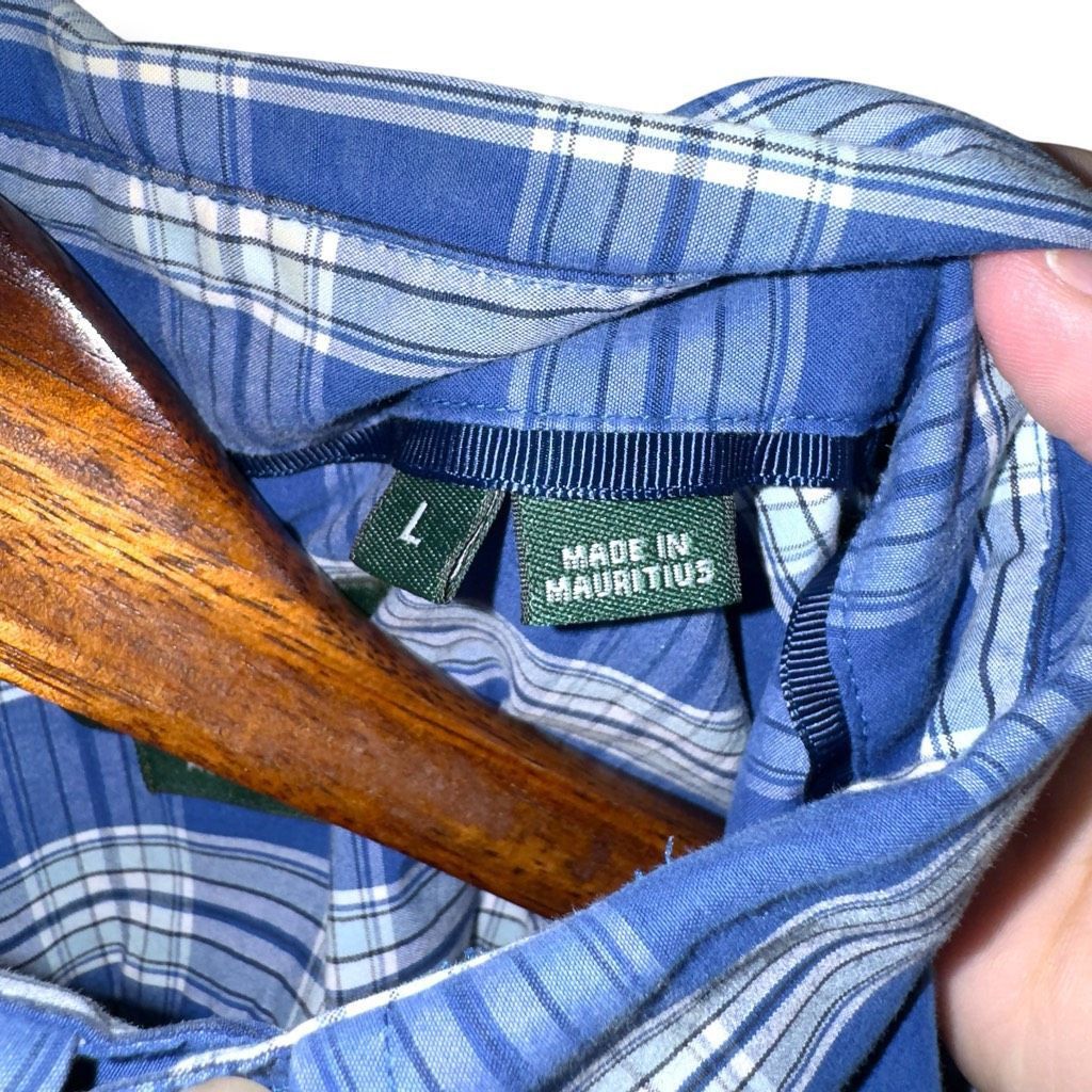 Orvis Orvis Heritage Wash Blue & White Active Fit Button Down Shir Size US L / EU 52-54 / 3 - 3 Thumbnail