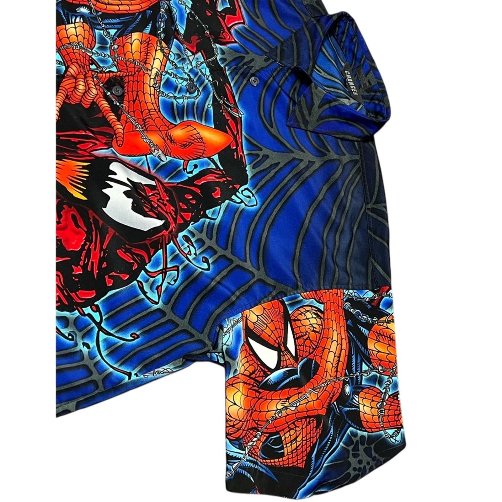 Changes VINTAGE CHANGES Venom Spider Man Shirt All Over Print Y2K Size US XXL / EU 58 / 5 - 5 Thumbnail