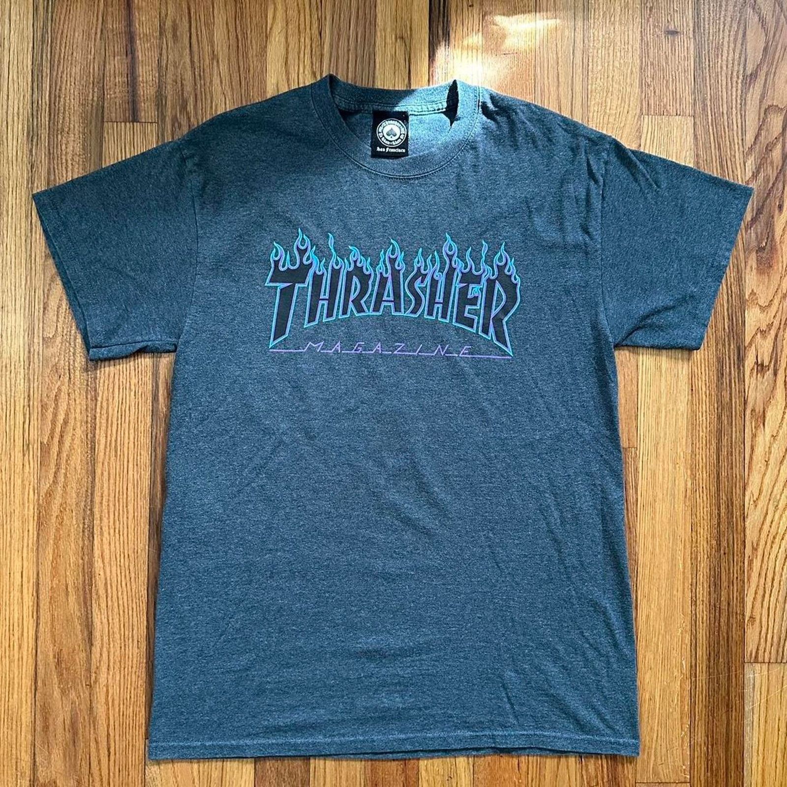 Thrasher THRASHER T Shirt Surf Streetwear Skateboarding Flames size M Size US M / EU 48-50 / 2 - 1 Thumbnail