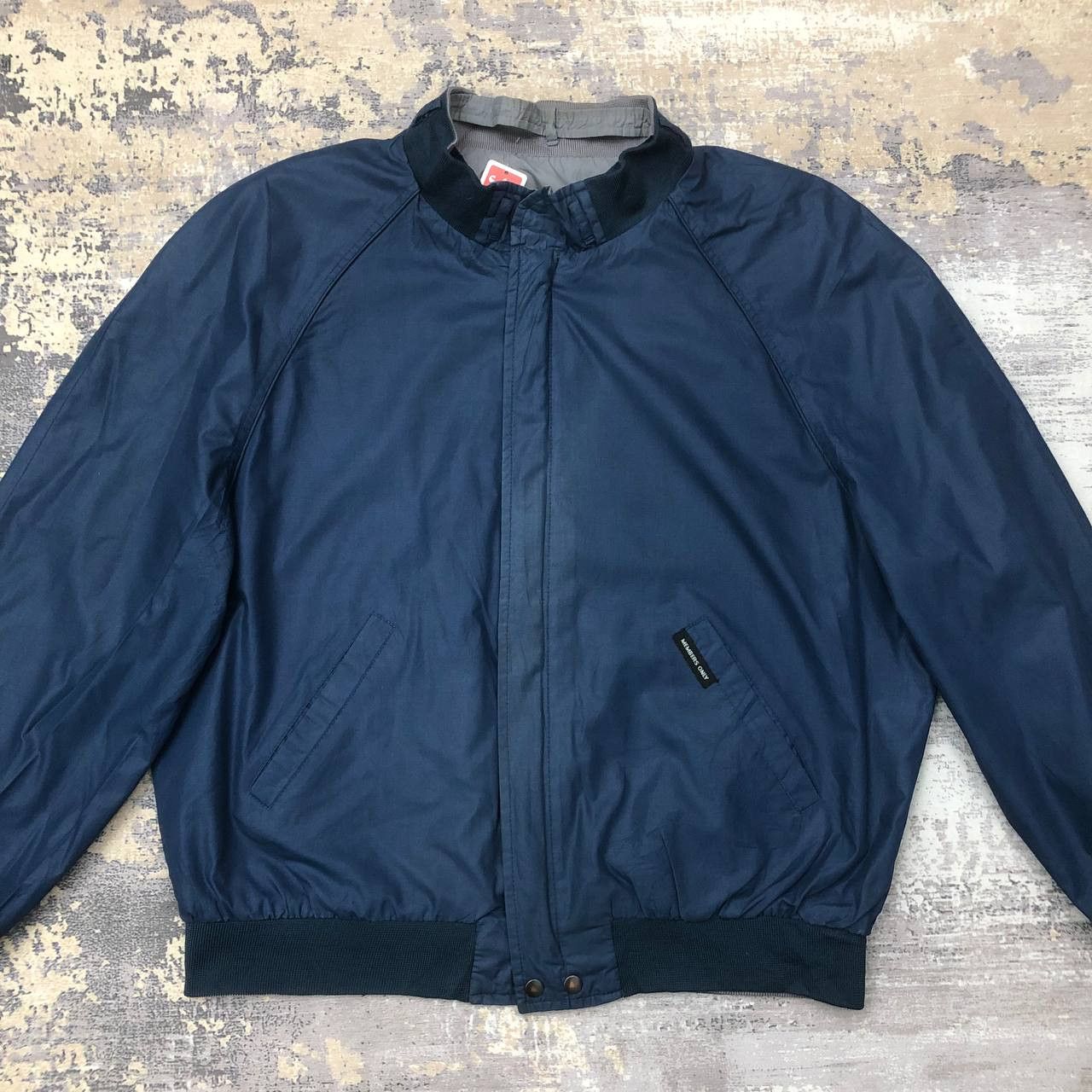 VTG MEMBERS ONLY REVERSIBLE WINDBREAKER JACKET