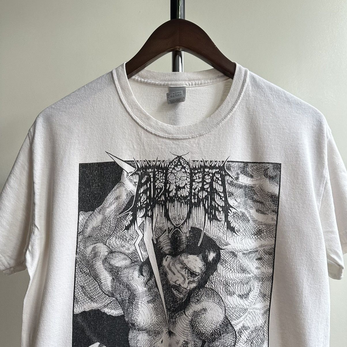 Band Tees VINTAGE Y2K ABDUCTION BLACK DEATH METAL TEE Size US M / EU 48-50 / 2 - 2 Thumbnail