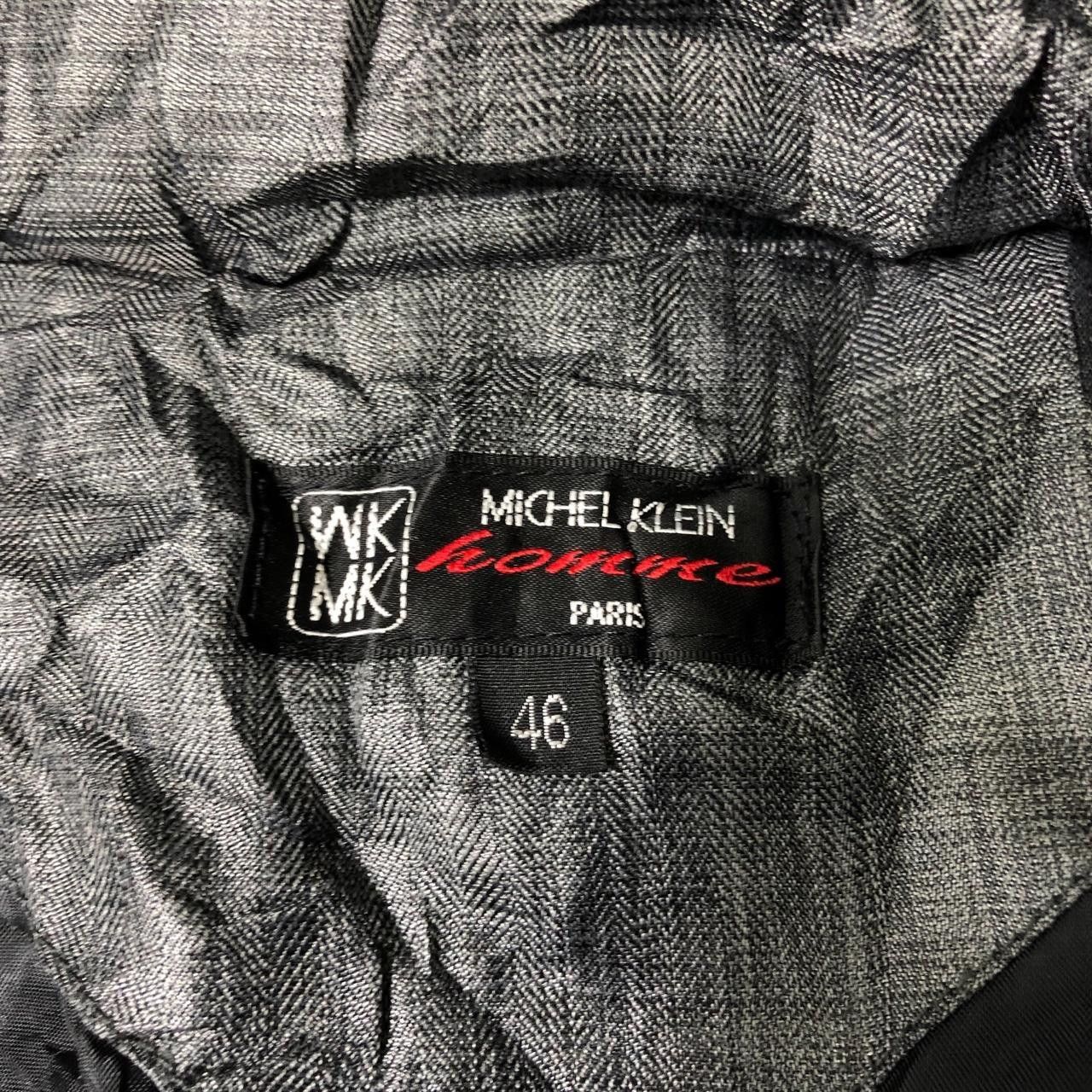 Vintage Vtg 90’ MICHEL KLEIN PARIS Homme Black Puffer Jacket Hoodie Size US L / EU 52-54 / 3 - 4 Thumbnail