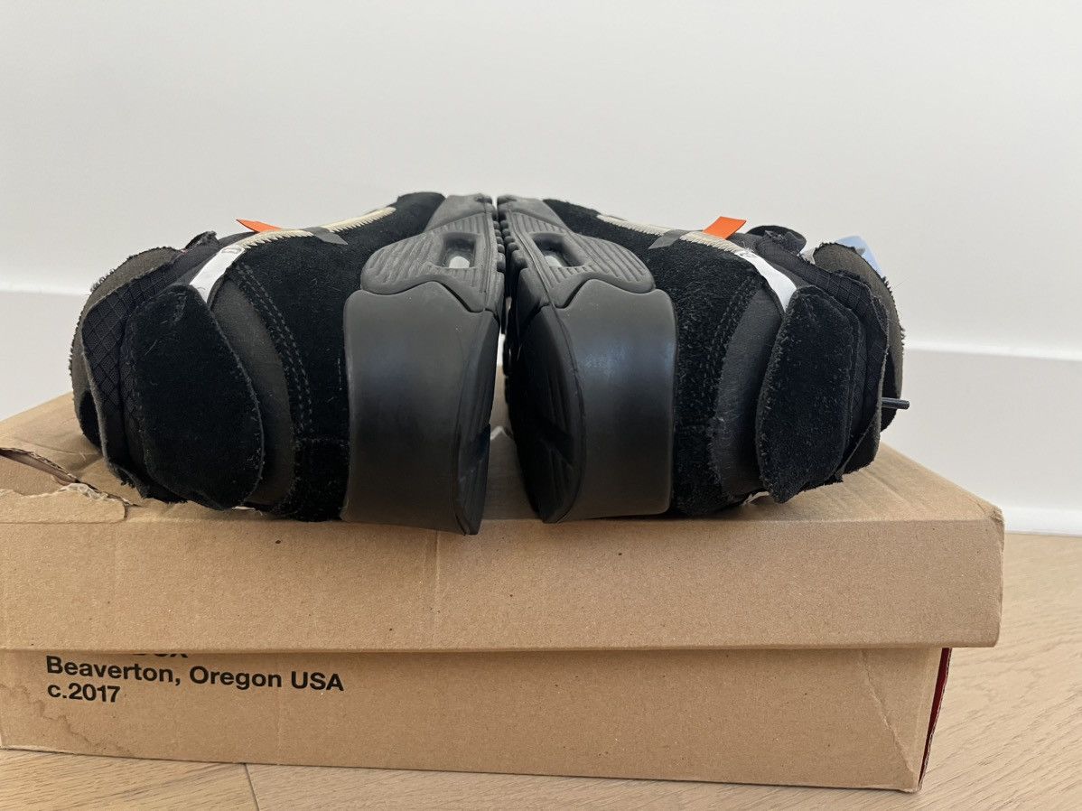 Off-White Nike OW Air Max 90 Black Size US 9 / EU 42 - 4 Thumbnail