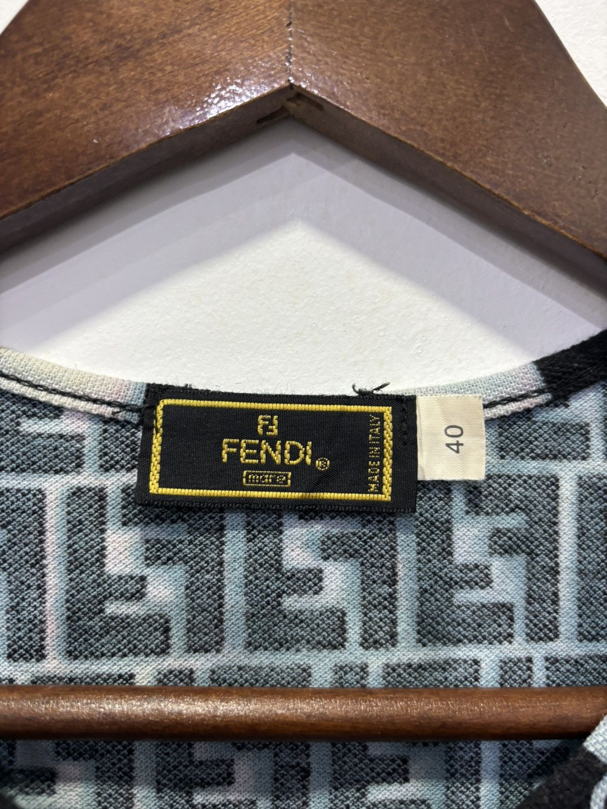 Fendi Fendi Monogram Tshirt Size M / US 6-8 / IT 42-44 - 5 Thumbnail
