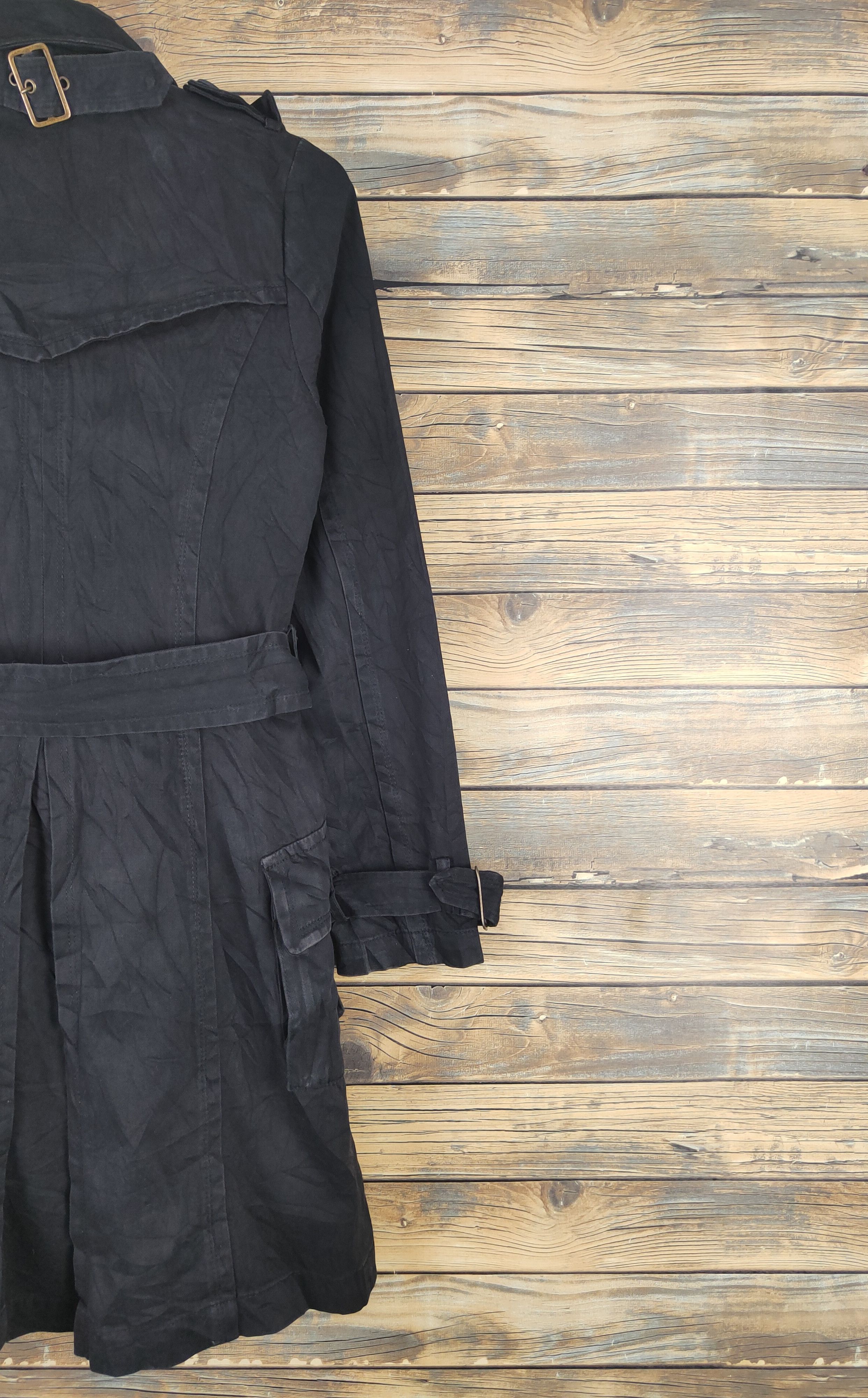Japanese Brand × Vintage Fakedelic co. Black Coats Design like (Balenciaga fashion) Size S / US 4 / IT 40 - 10 Thumbnail