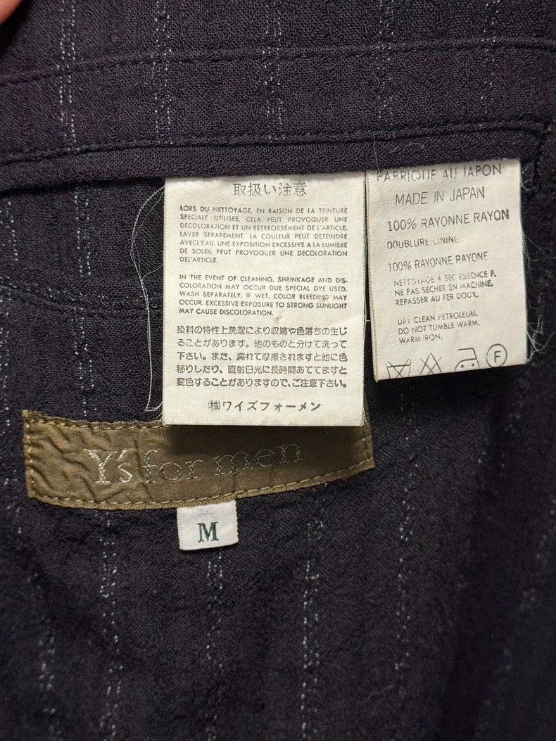Yohji Yamamoto Yohji Yamamoto size m 94 SS rayon dark weave suit 2502-Nex Size 36R - 6 Thumbnail