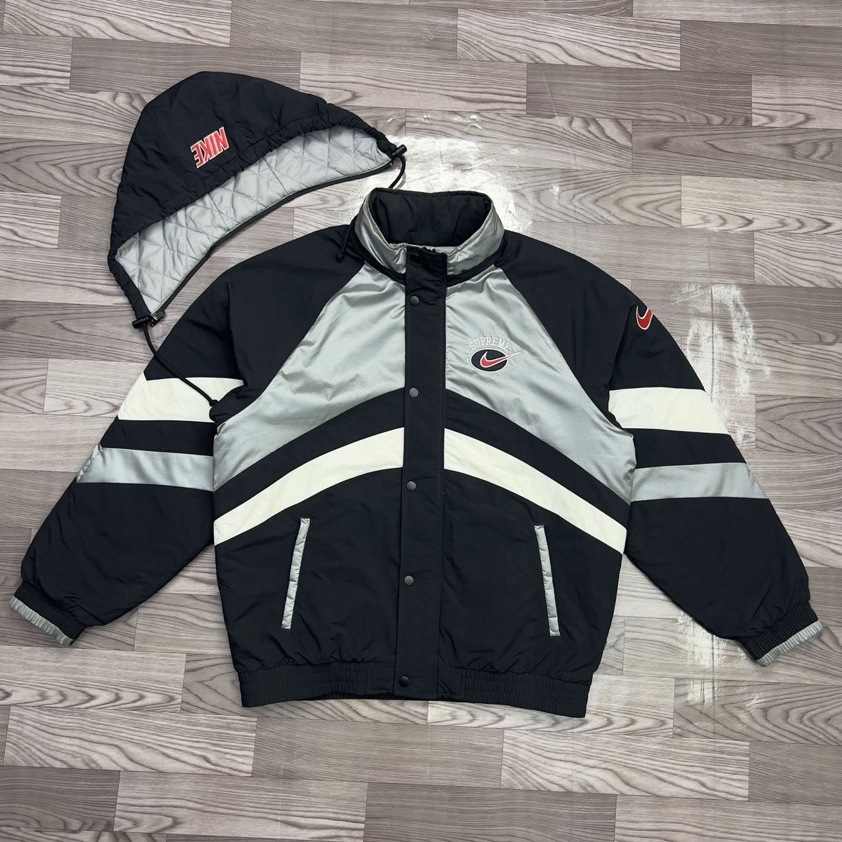 Nike × Supreme Supreme x Nike Hooded Sport Jacket Size US M / EU 48-50 / 2 - 6 Thumbnail