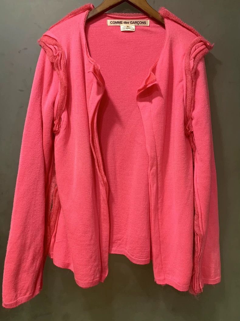Comme des Garcons Comme Des Garcons Hooded red cardigan 2505-Nextarrow Size S / US 4 / IT 40 - 1 Thumbnail