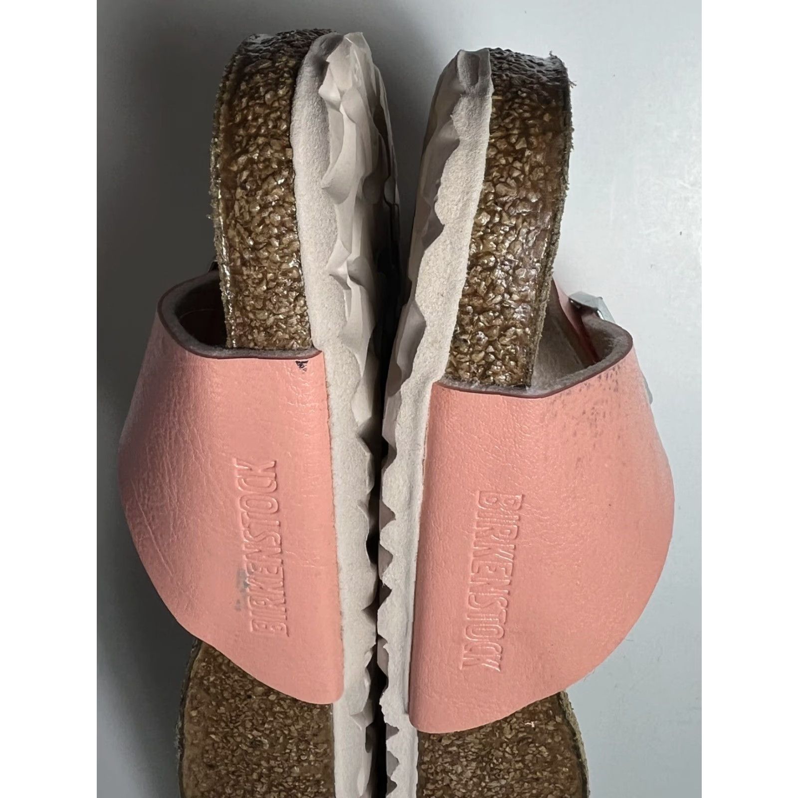 Birkenstock Birkenstock Women's Madrid Patent Slides Sandals Coral Peach US 6 EUR 37 Size US 6 / IT 36 - 5 Thumbnail
