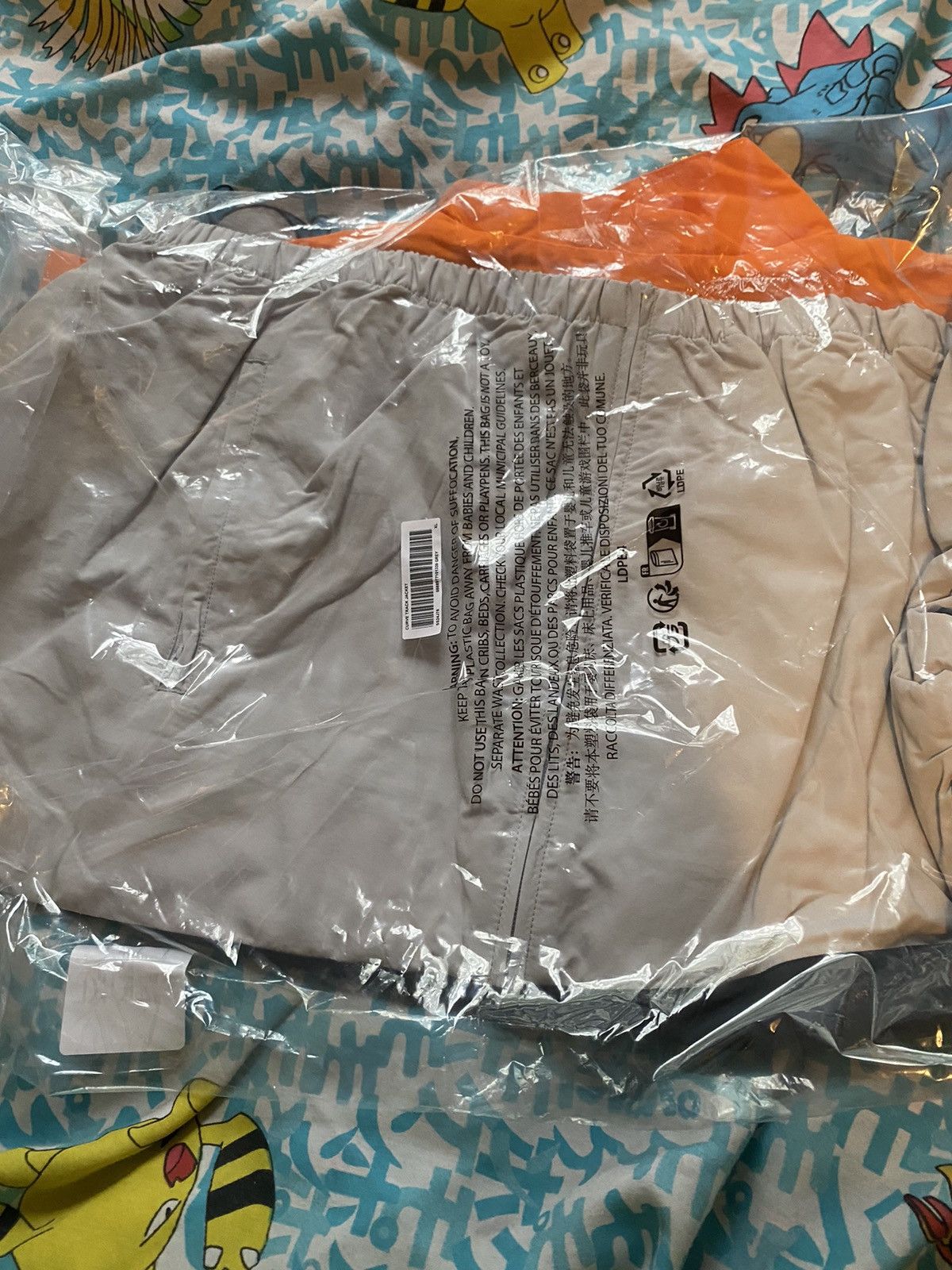 Supreme Supreme Curve Track Jacket Grey Size Medium | Grailed