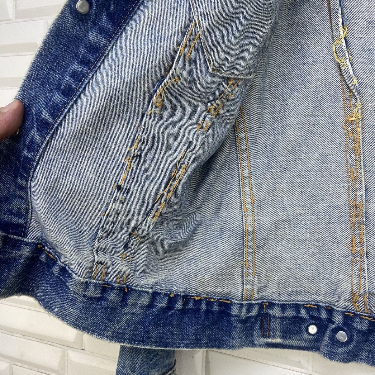 Levi's Vintage Clothing Vintage 60s #526 Levi’s Western Trucker Denim Jacket Size US XS / EU 42 / 0 - 21 Thumbnail