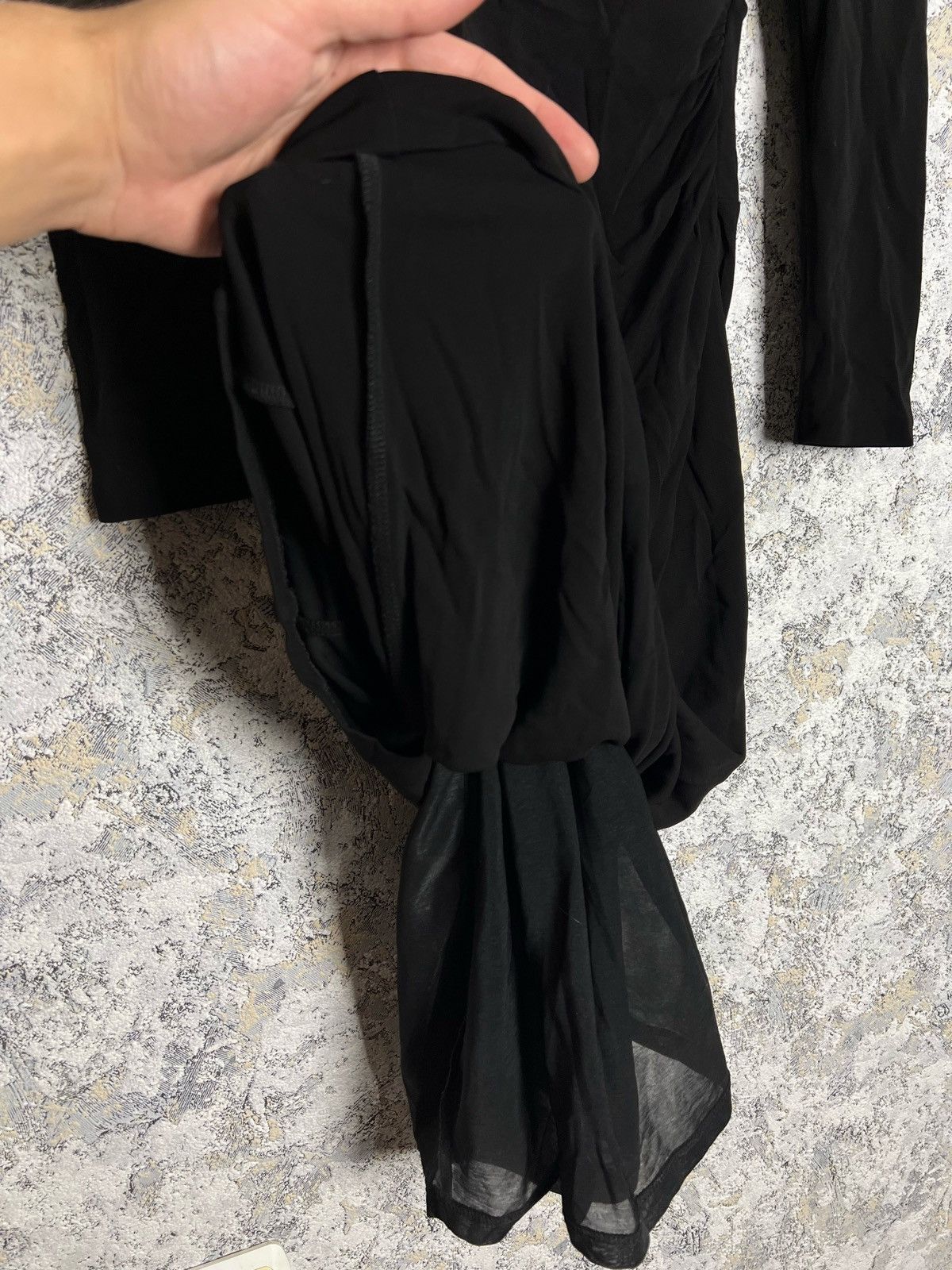 Burberry Burberry London Ladies Long Sleeve Black Evening Dress SZ 38 Size XS / US 0-2 / IT 36-38 - 3 Thumbnail