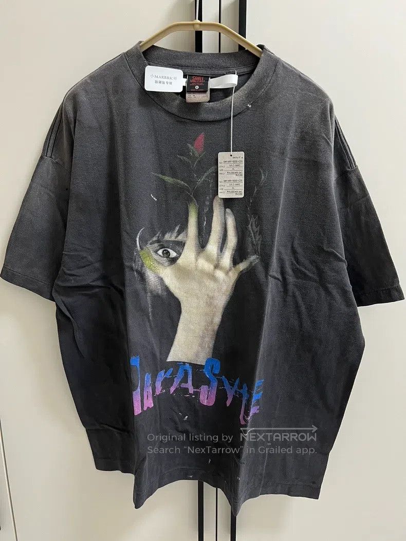 Saint Michael Saint Michael Parasite Signature Print Black Short Sleeve Size US XL / EU 56 / 4 - 2 Thumbnail
