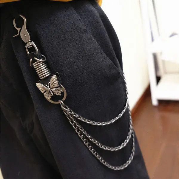 Jewelry Chain Wallet Chain Skull Keychain Size ONE SIZE - 5 Thumbnail