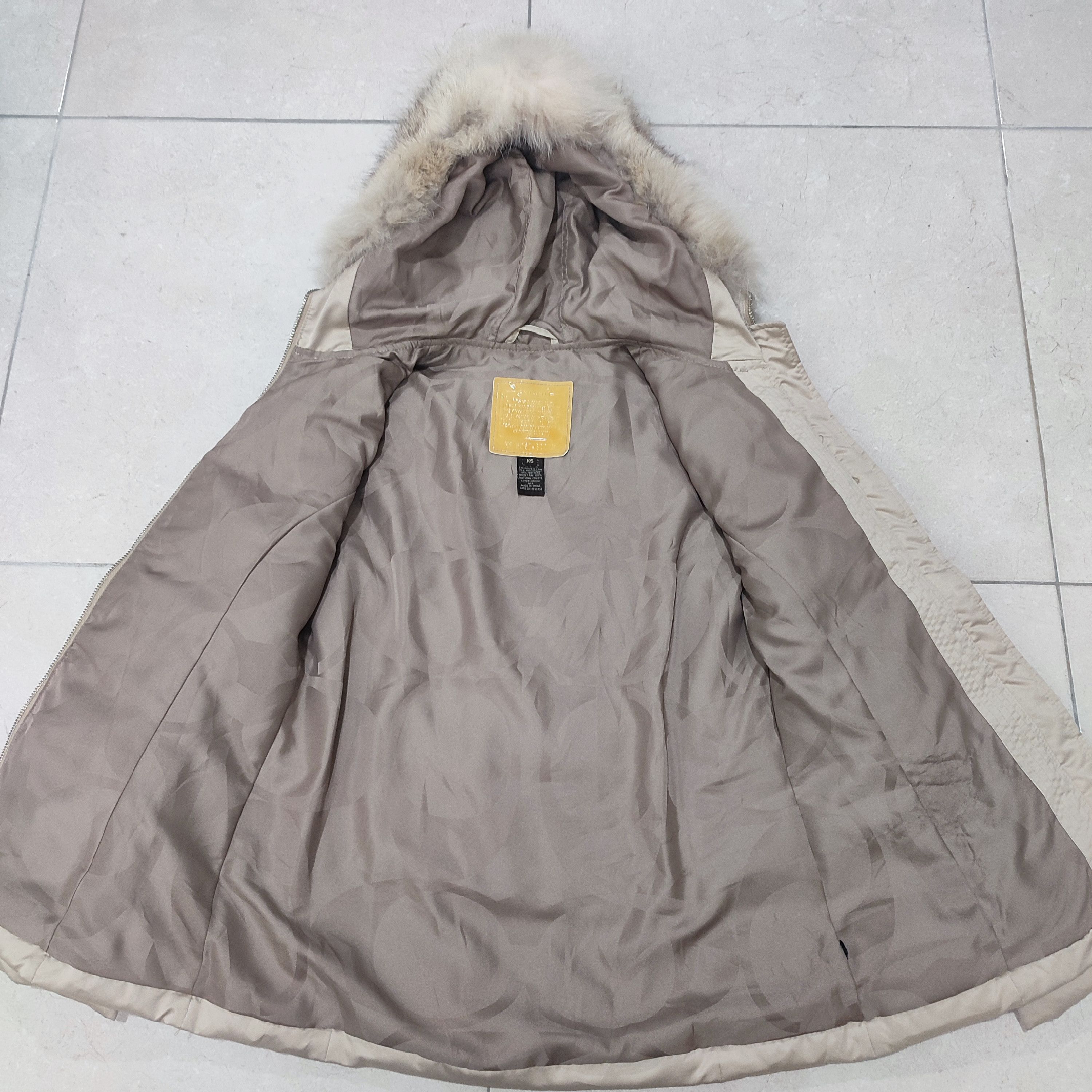 Coach × The Mountain 🔥STEALS🔥Rare Coach New York Faux Fur Down Jacket Size XS / US 0-2 / IT 36-38 - 4 Thumbnail