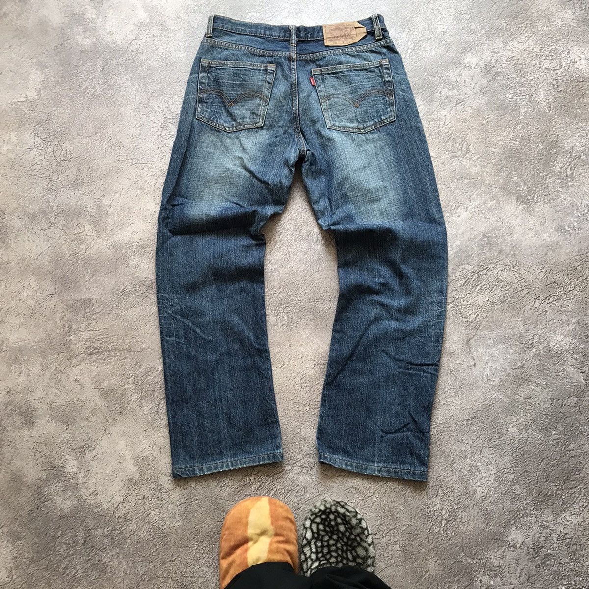 Vintage Vintage 90s Levis Baggy Distressed Thrashed Grunge Jeans 34 Size US 34 / EU 50 - 2 Thumbnail