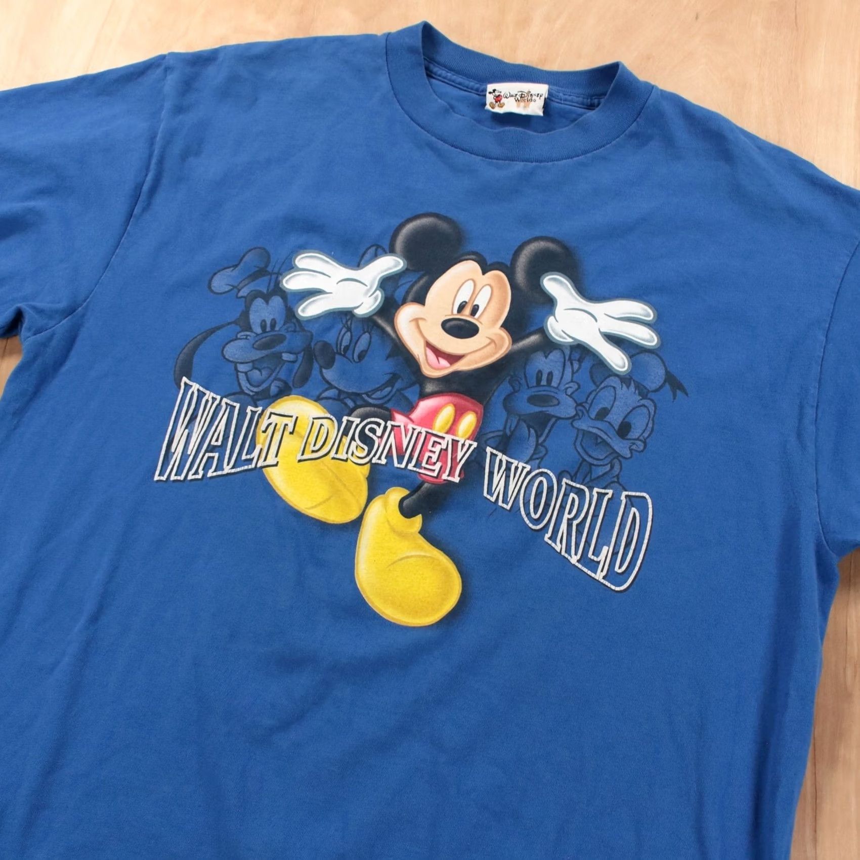 Disney VINTAGE Walt Disney World t-shirt XL blue mickey mouse 90s 00s y2k Men Size US XL / EU 56 / 4 - 2 Thumbnail